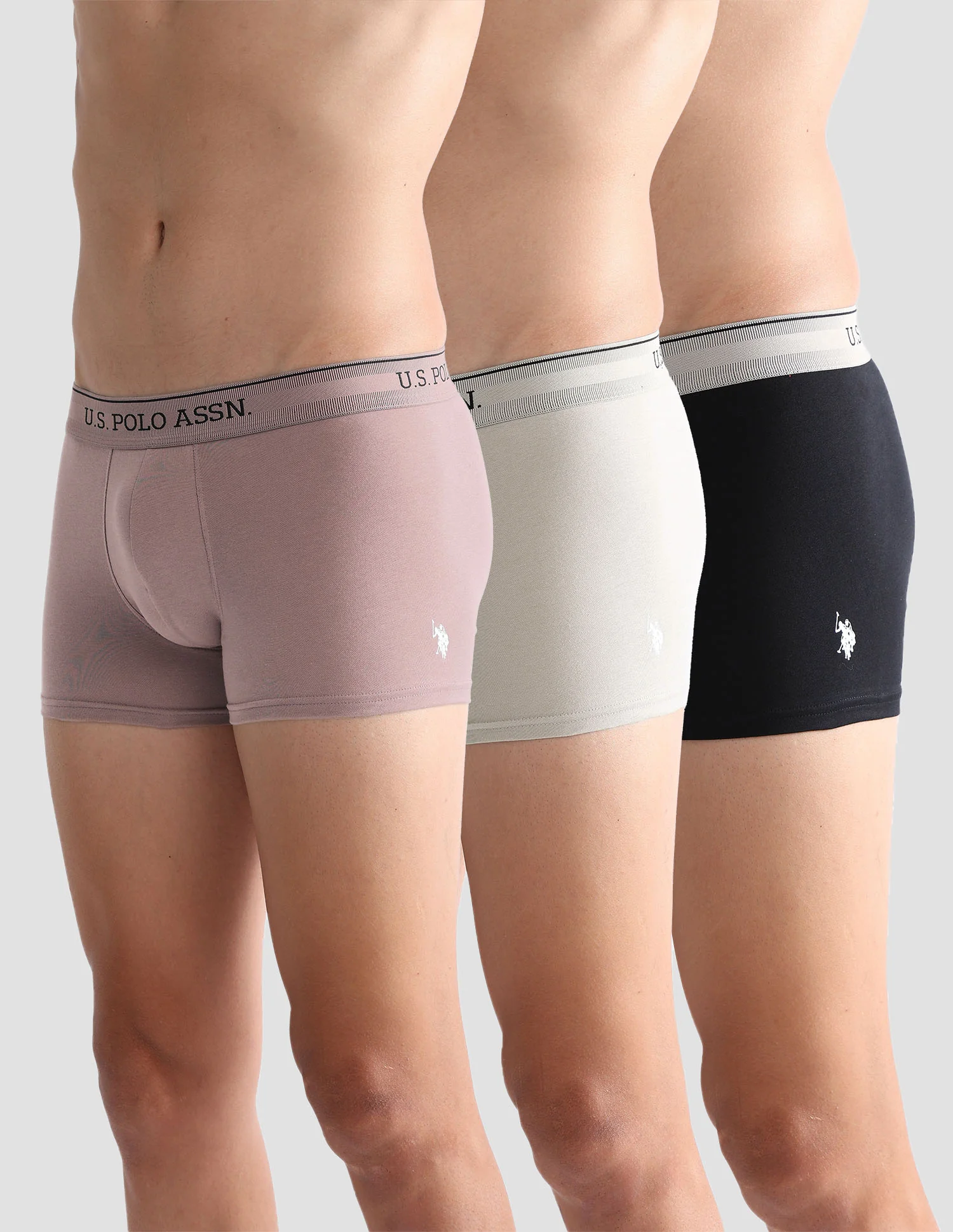 Mid Rise Solid OET15 Trunks - Pack Of 3 - Image 8
