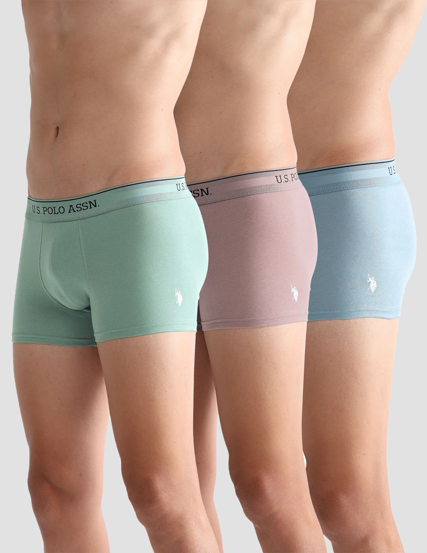 Mid Rise Solid OET15 Trunks - Pack Of 3 - Image 8