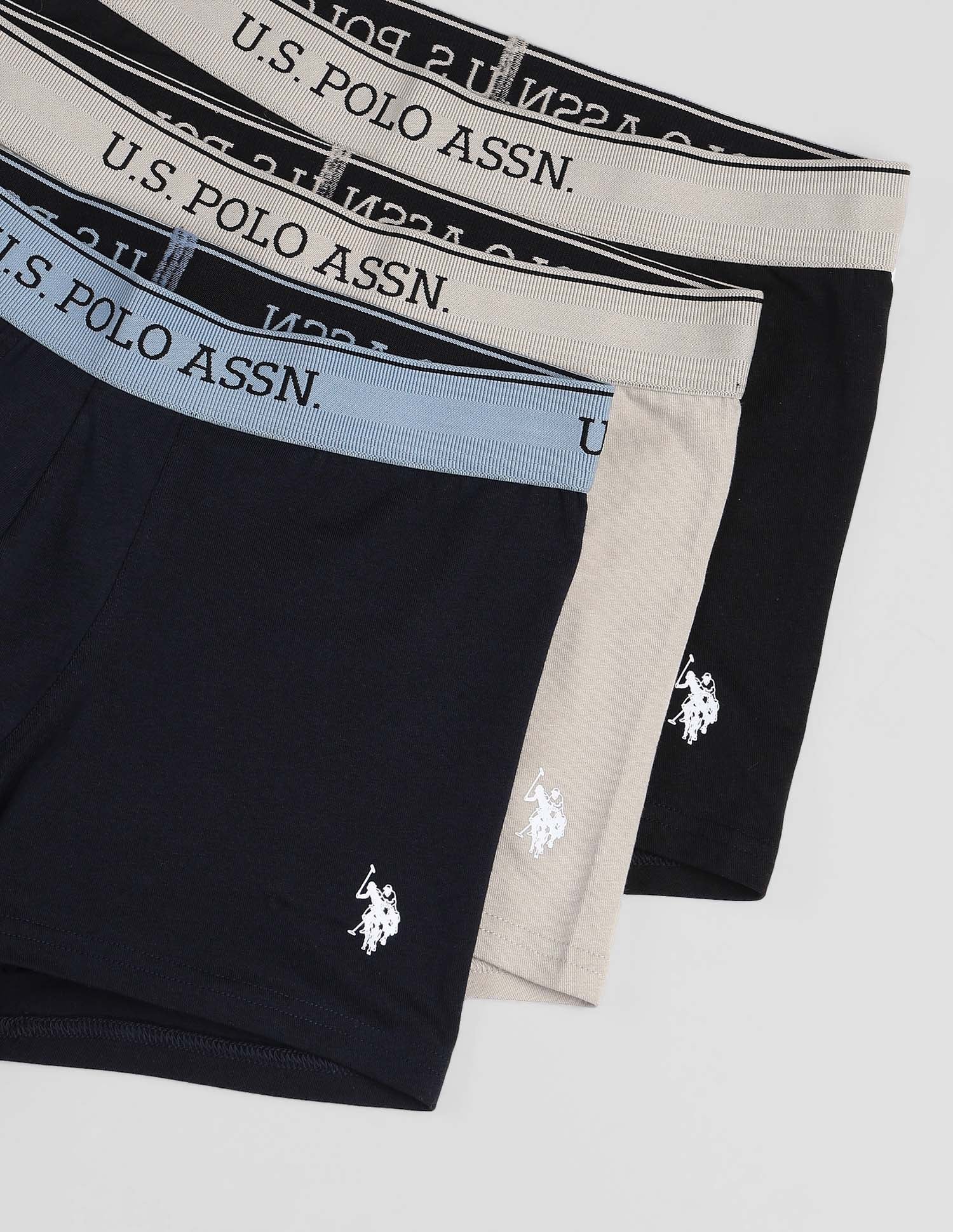 Mid Rise Solid OET15 Trunks - Pack Of 3 - Image 2