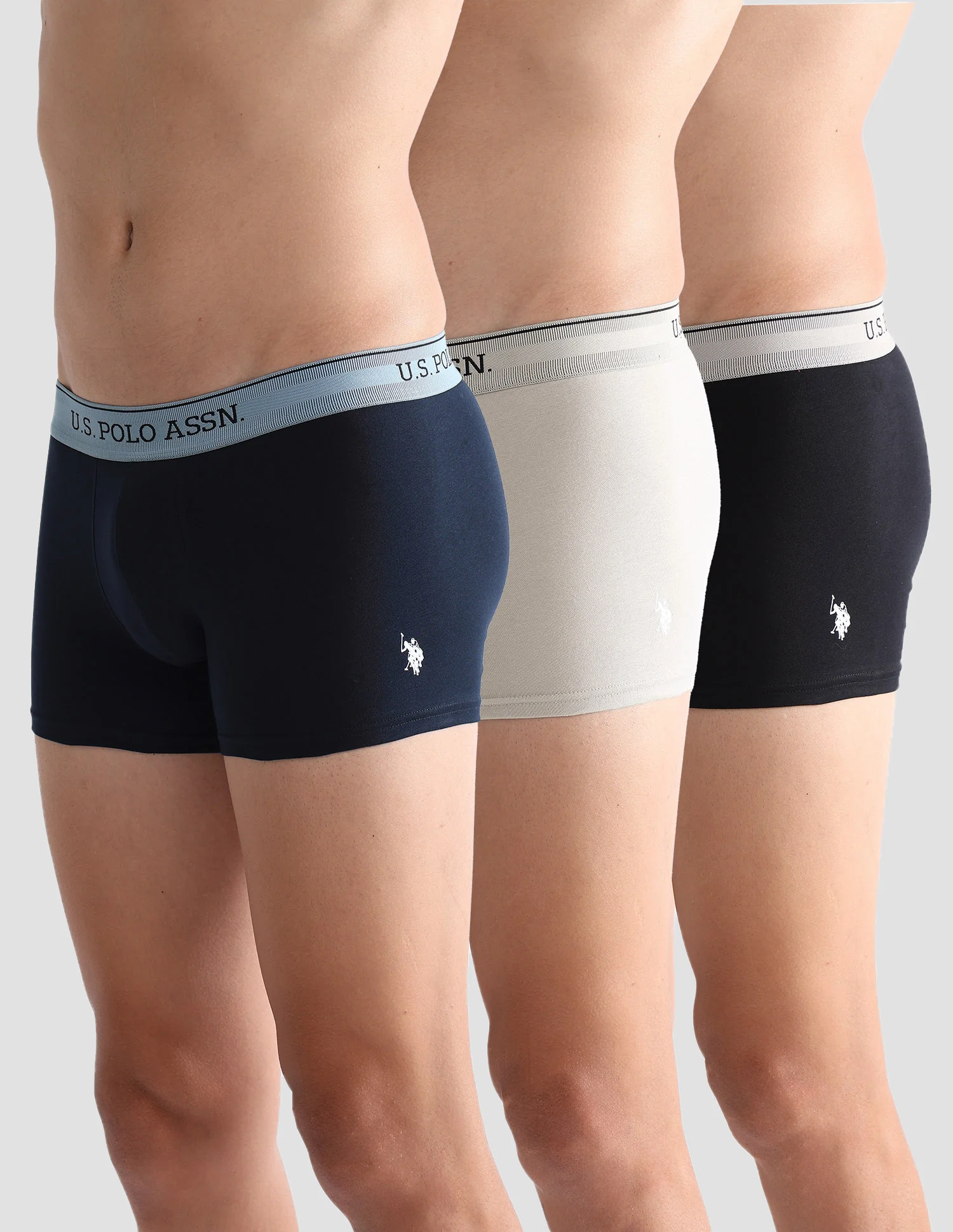 Mid Rise Solid OET15 Trunks - Pack Of 3 - Image 8