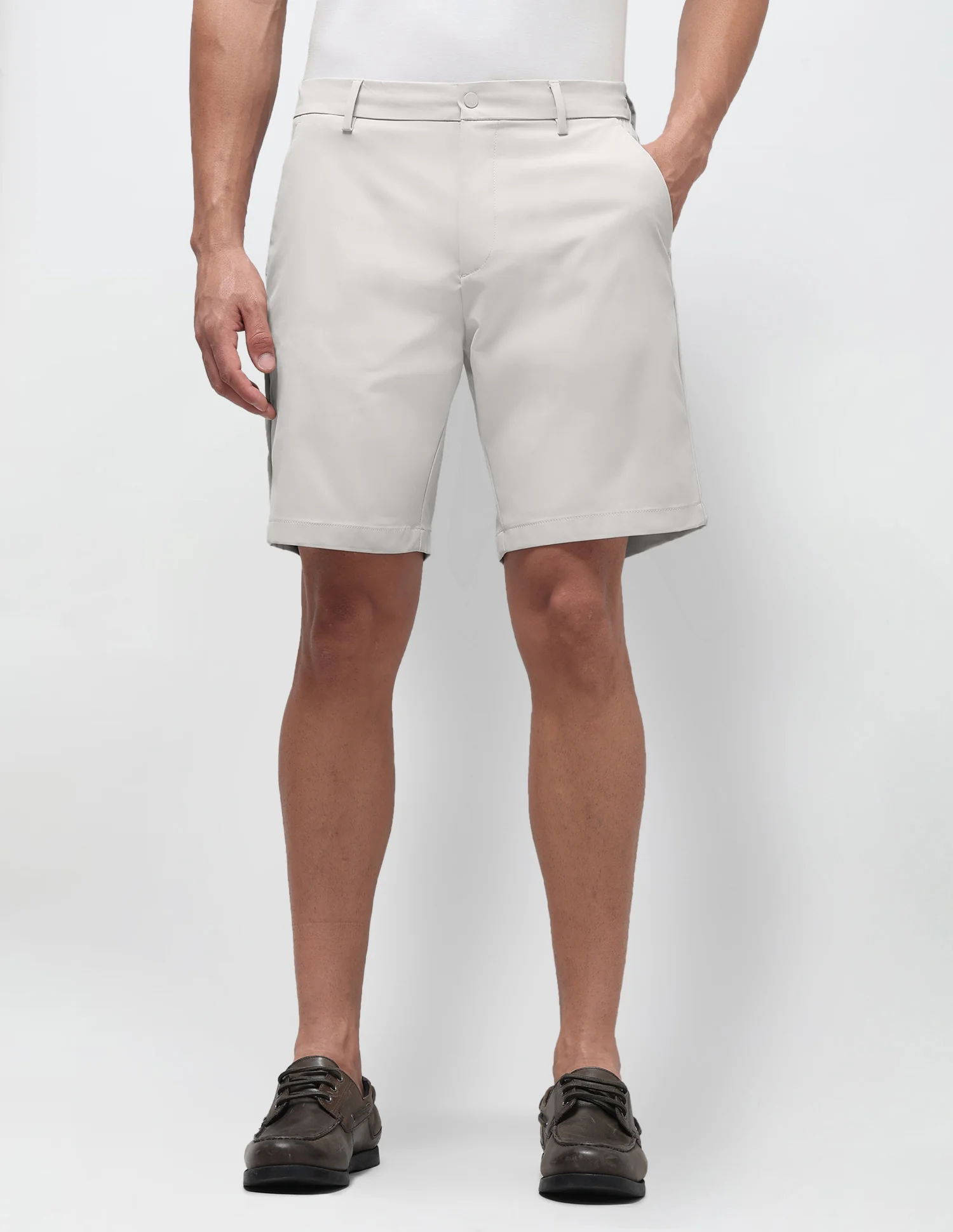 Mid Rise Solid Shorts - Image 6