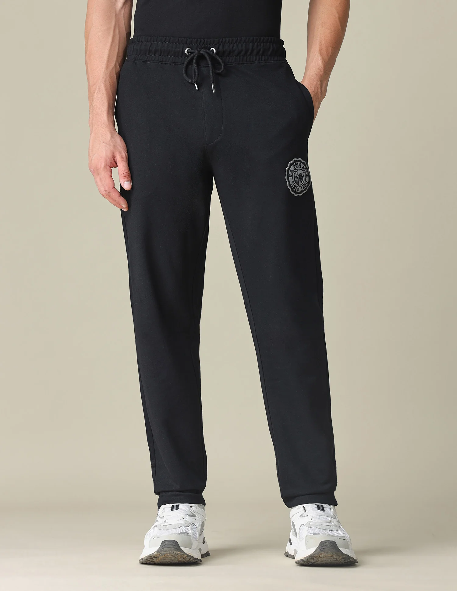 Mid Rise Solid Track Pants - Image 6