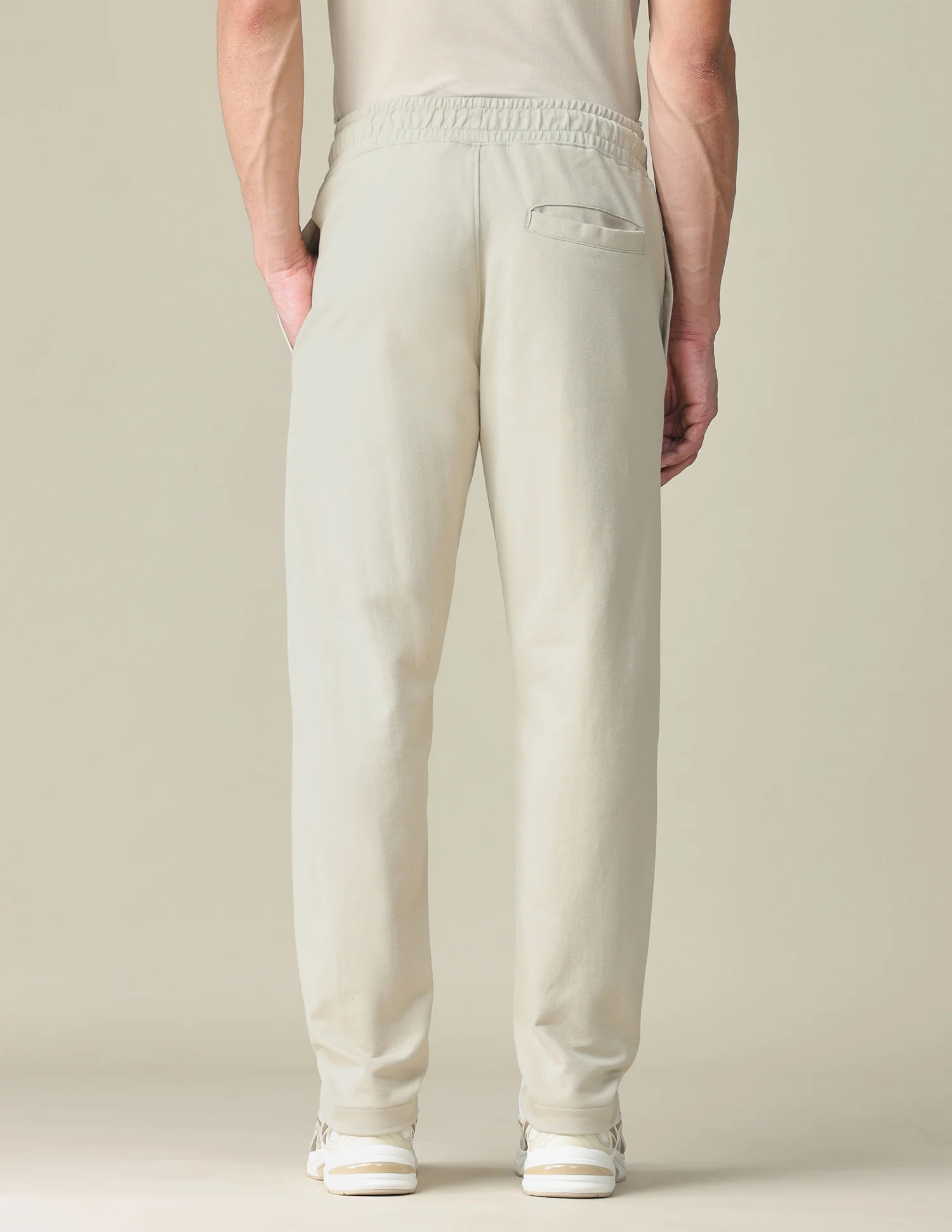 Mid Rise Solid Track Pants - Image 5