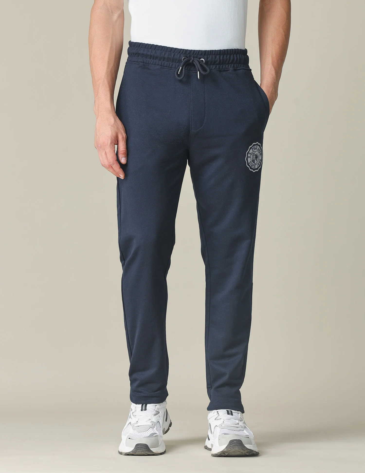 Mid Rise Solid Track Pants - Image 6