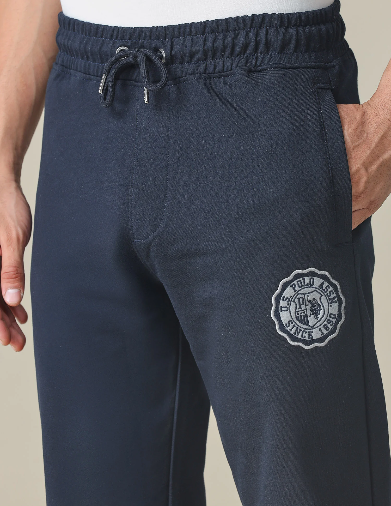 Mid Rise Solid Track Pants - Image 7