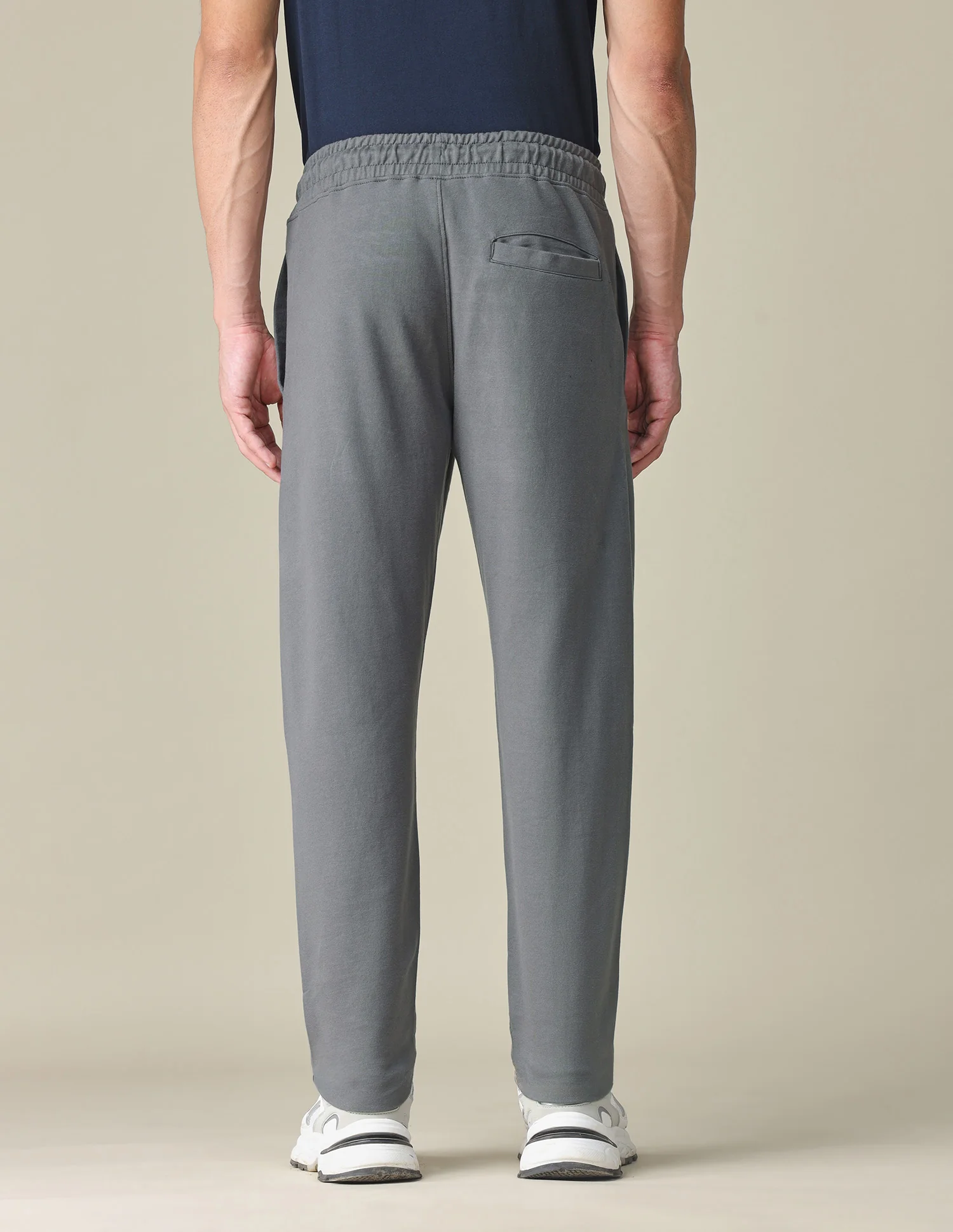 Mid Rise Solid Track Pants - Image 5