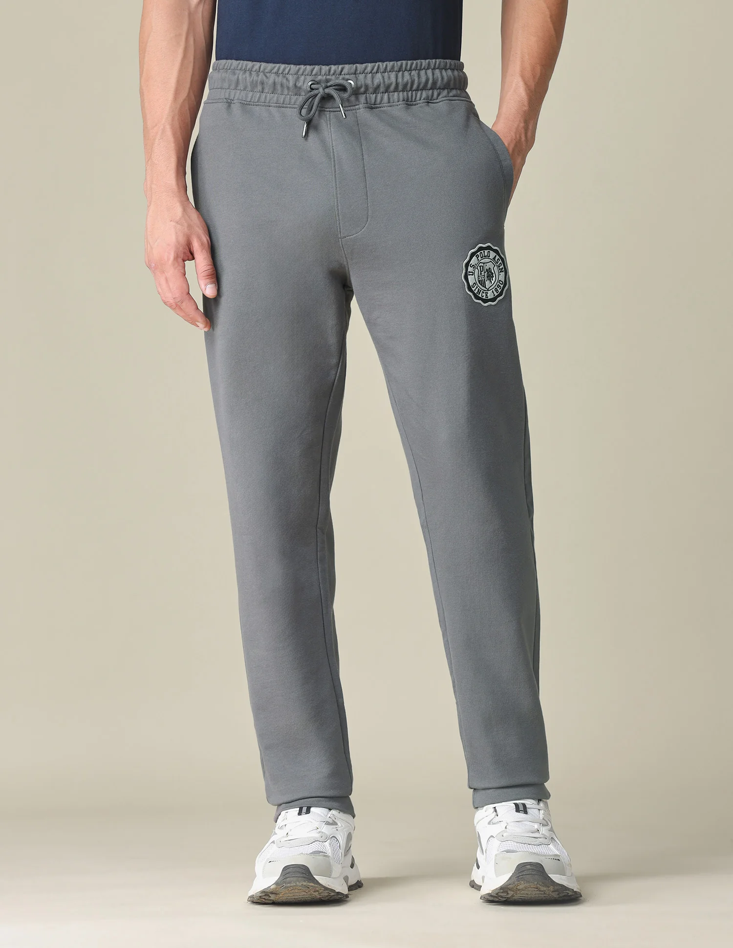 Mid Rise Solid Track Pants - Image 6