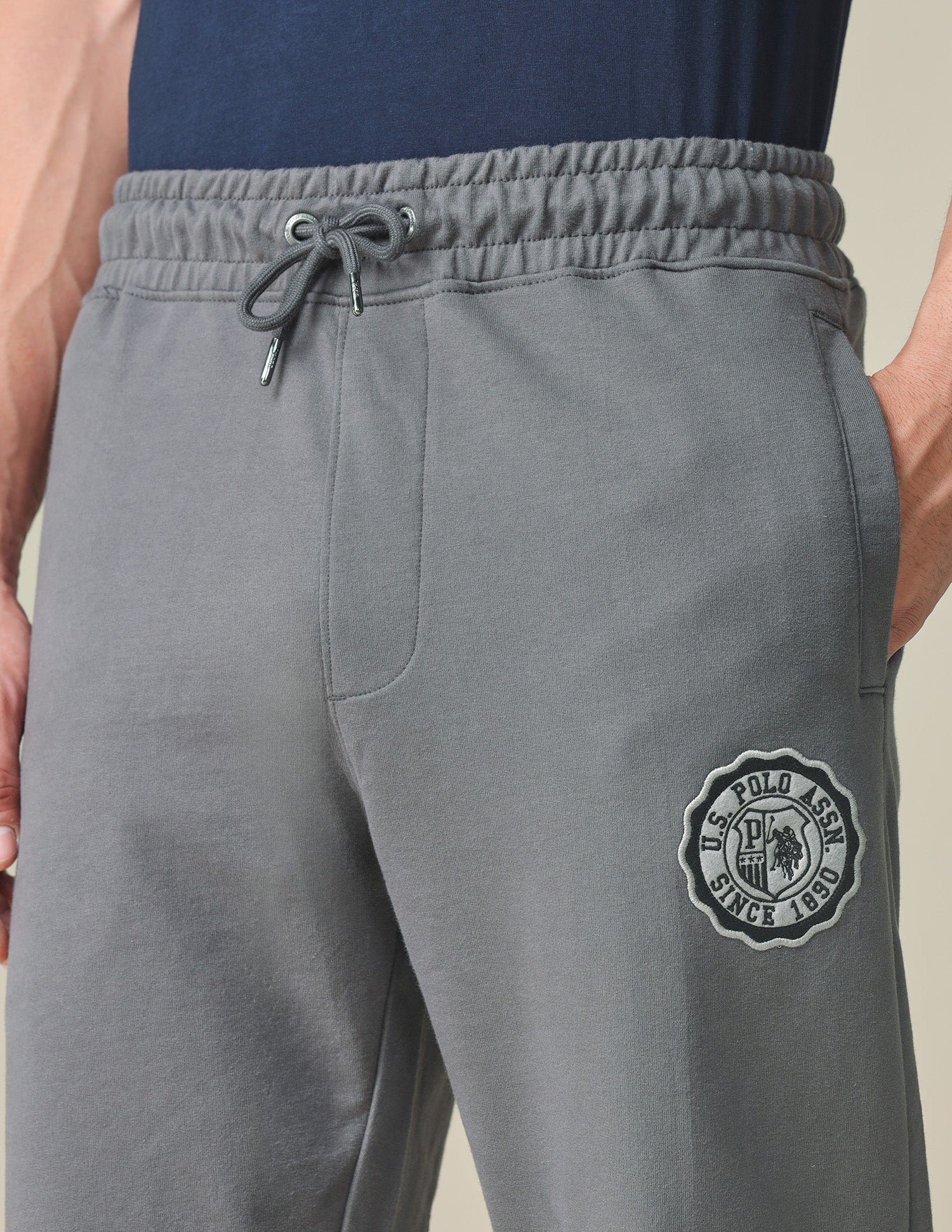 Mid Rise Solid Track Pants - Image 7