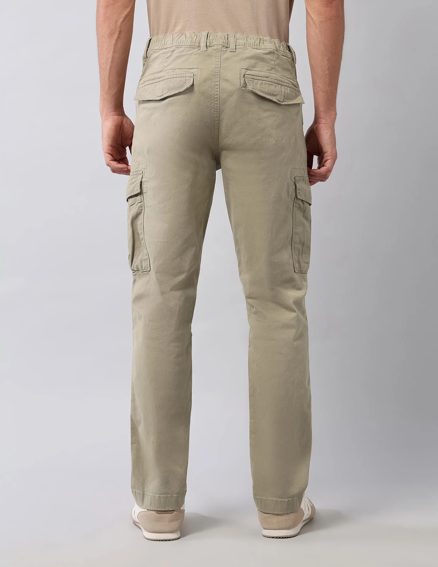 Mid Rise Straight Fit Cargos - Image 5