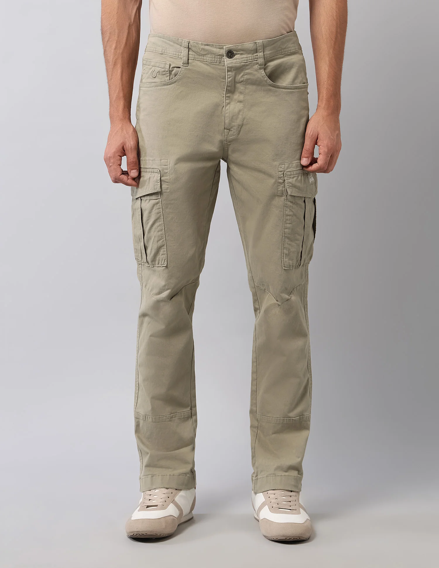Mid Rise Straight Fit Cargos - Image 6