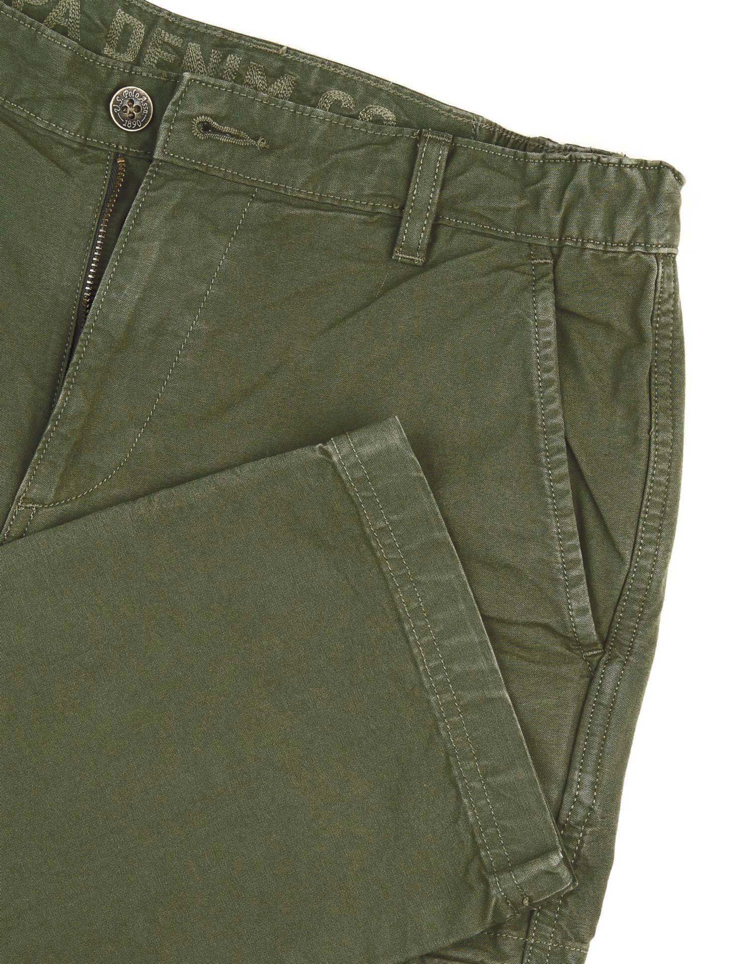Mid Rise Twill Straight Fit Trousers - Image 9