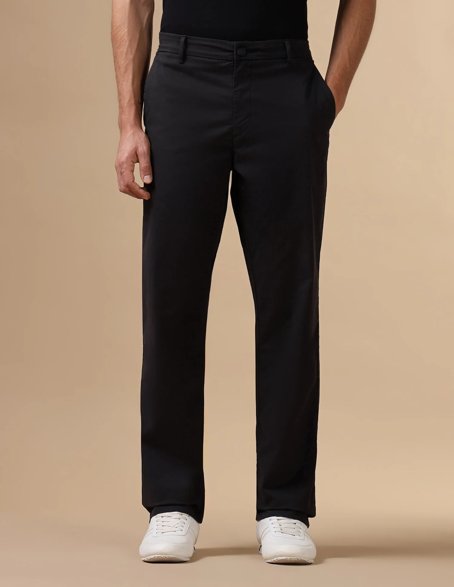 Mid Rise Twill Trousers - Image 6