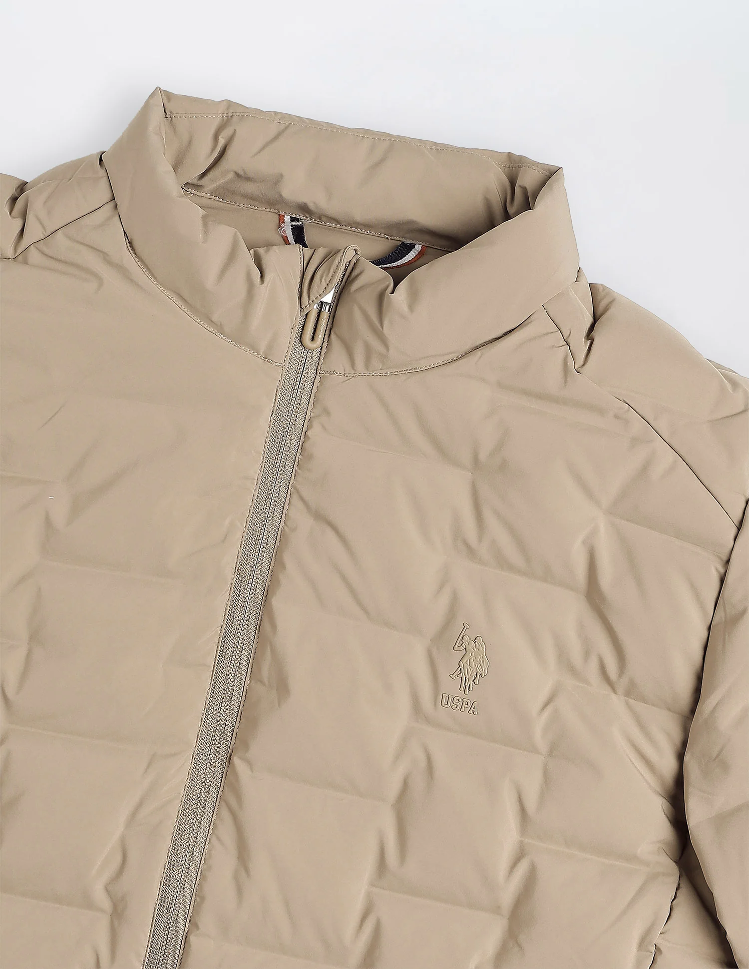 Mock Collar Regular Fit Smart Heat Jacket - Image 2