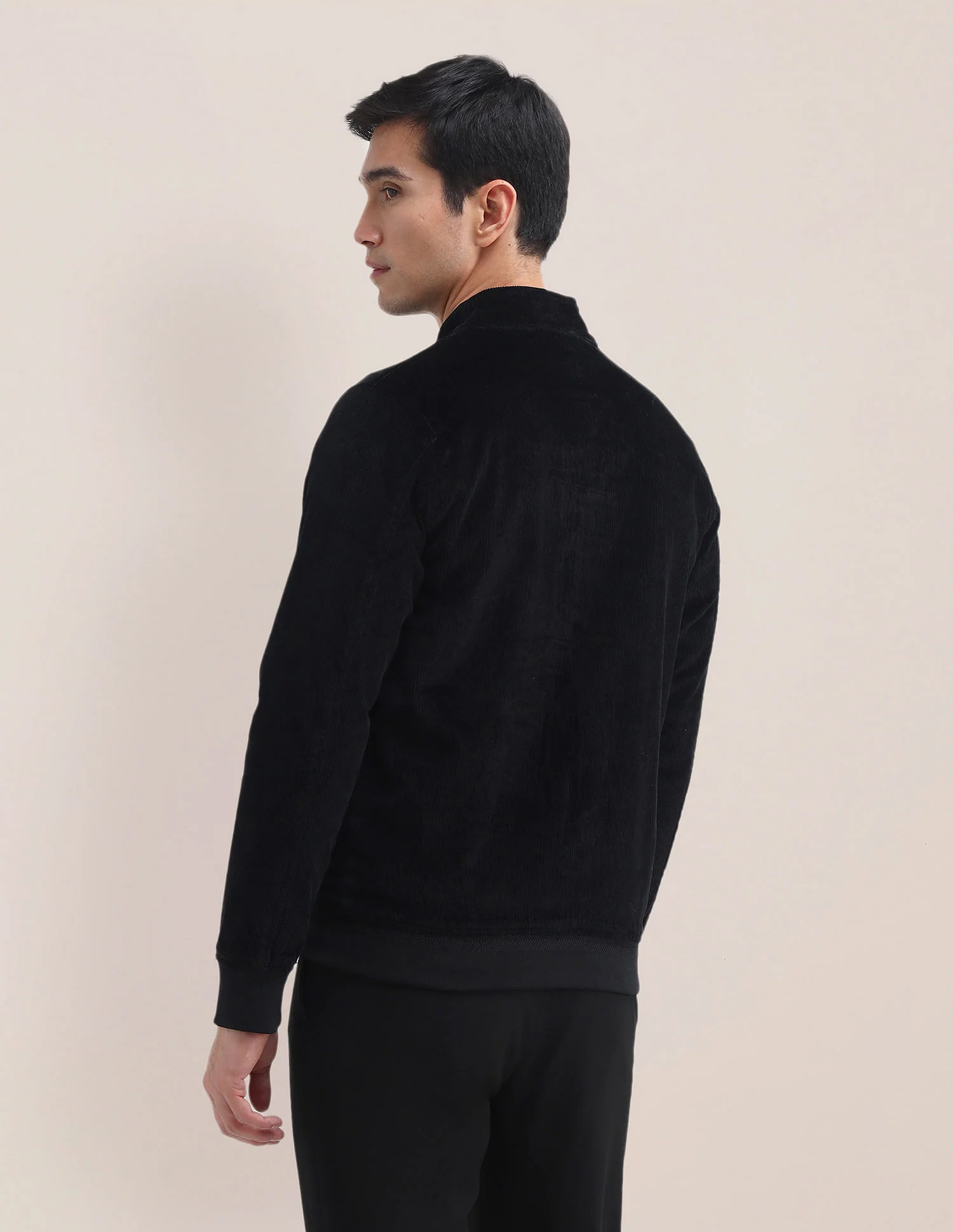 Mock Neck Regular Fit Jacket - Image 5