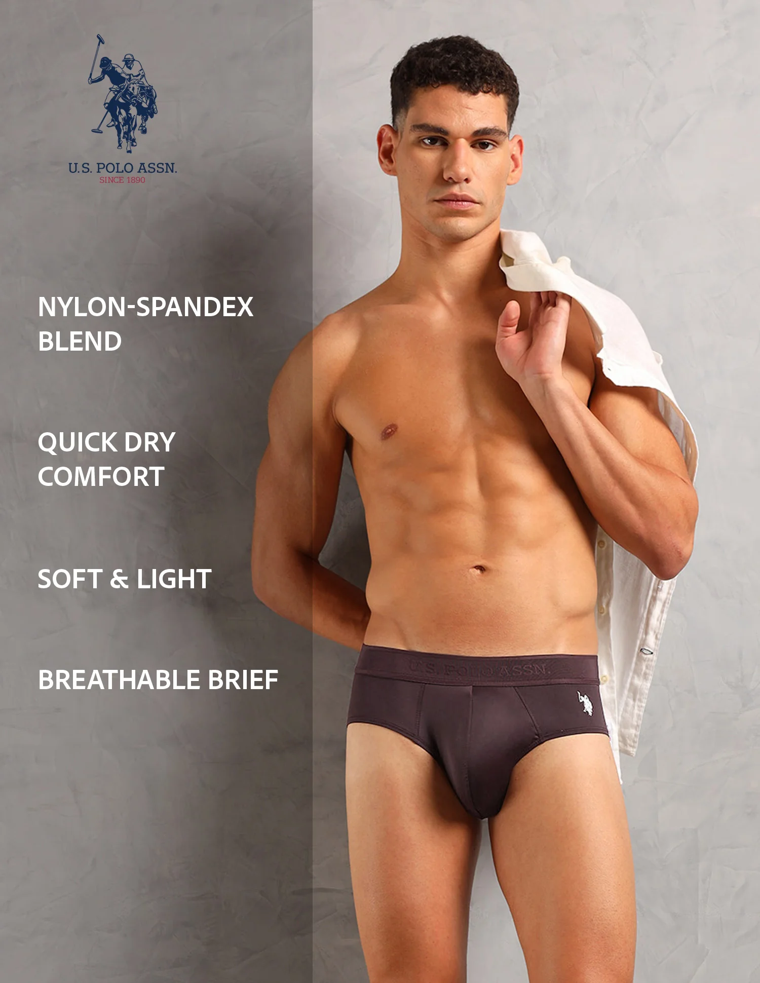 Moisture Control Antibacterial AB001 Briefs - Pack Of 1 - Image 11