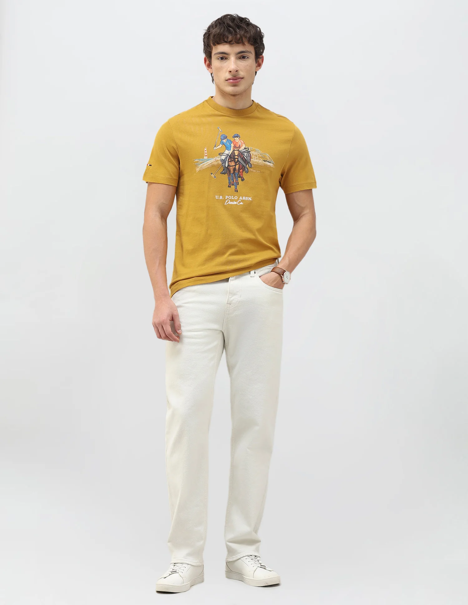 Motel On The Coast Graphic Brand Printed T-Shirt - Image 3