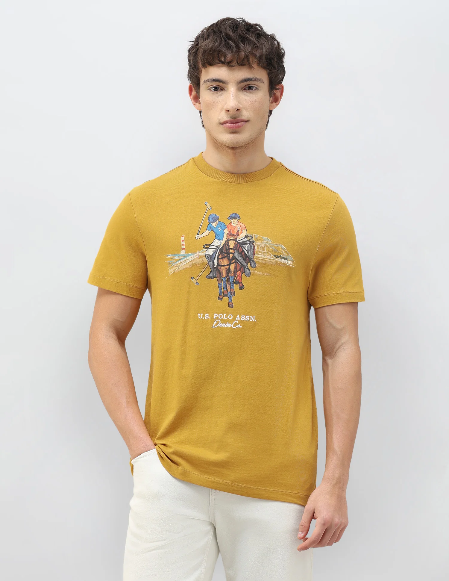 Motel On The Coast Graphic Brand Printed T-Shirt - Image 6