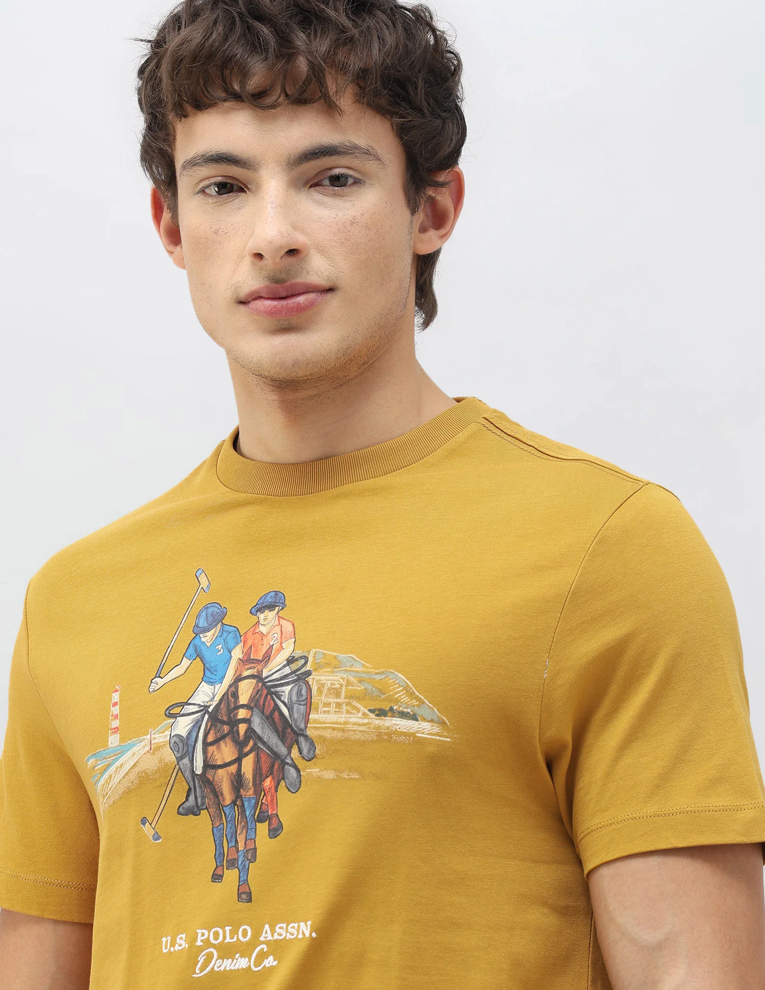 Motel On The Coast Graphic Brand Printed T-Shirt - Image 7