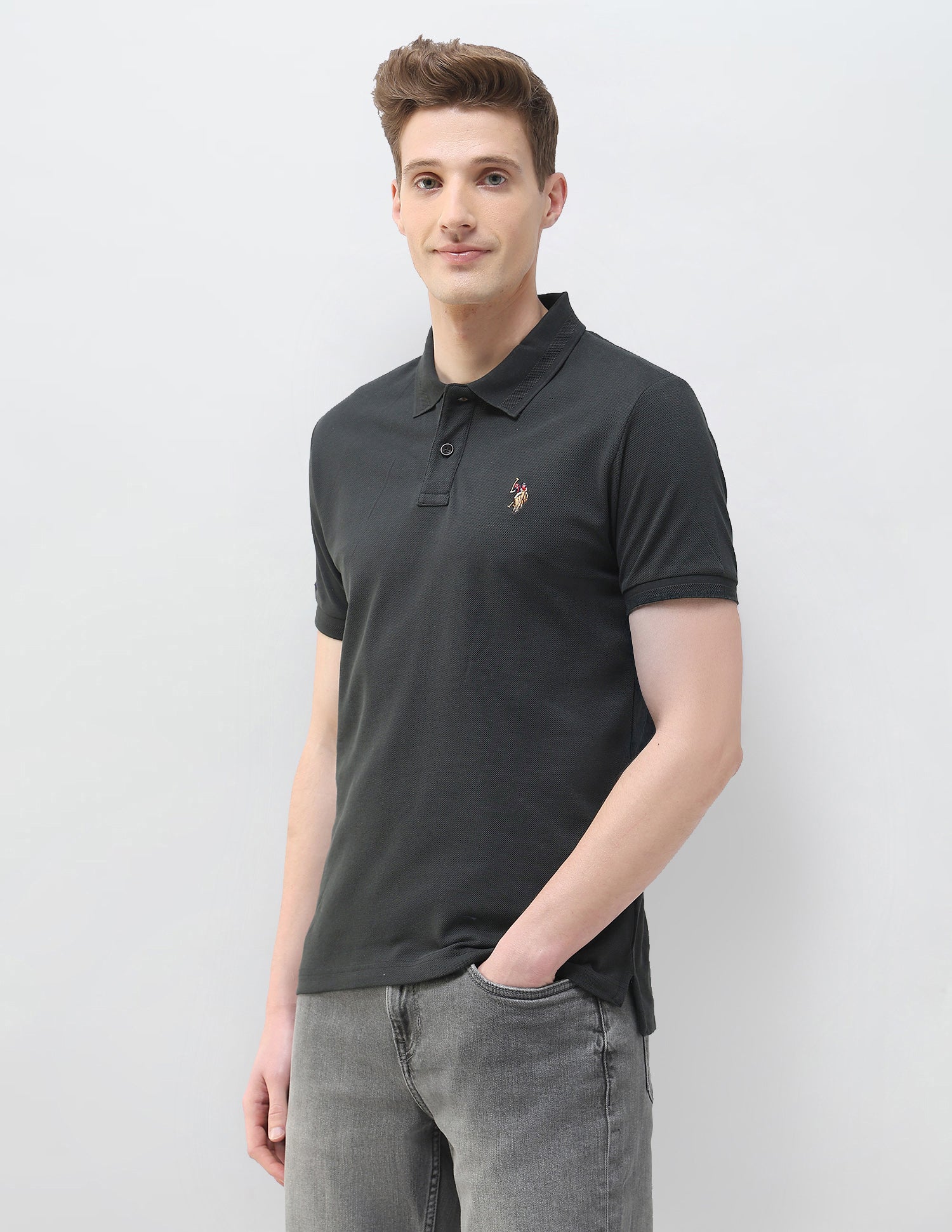 Motel On The Coast Muscle Fit Polo Shirt - Image 4