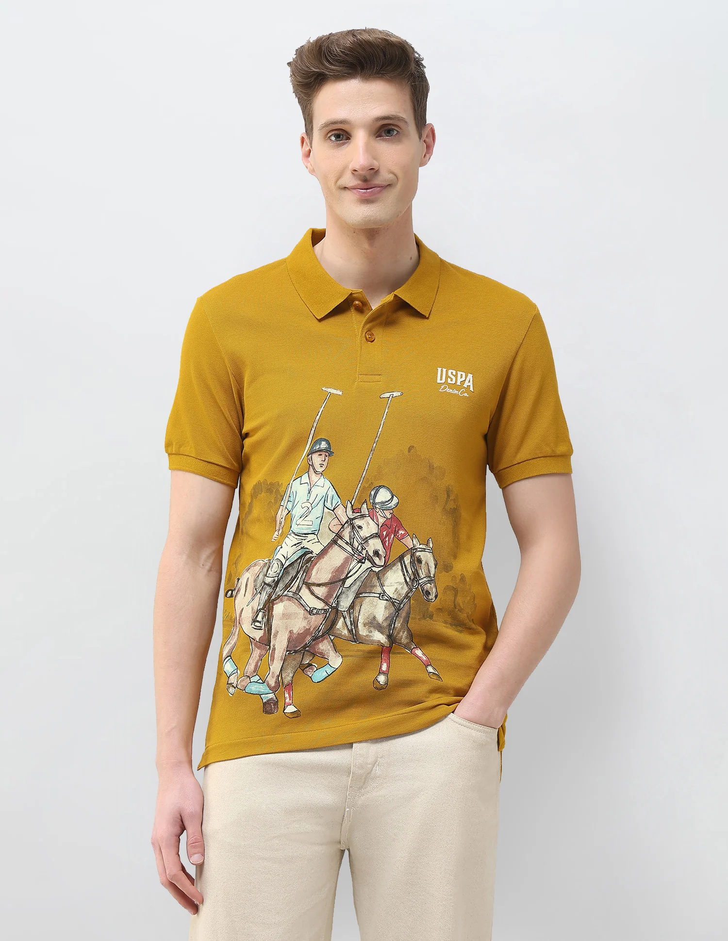 Motel On The Coast Muscle Fit Polo Shirt - Image 6