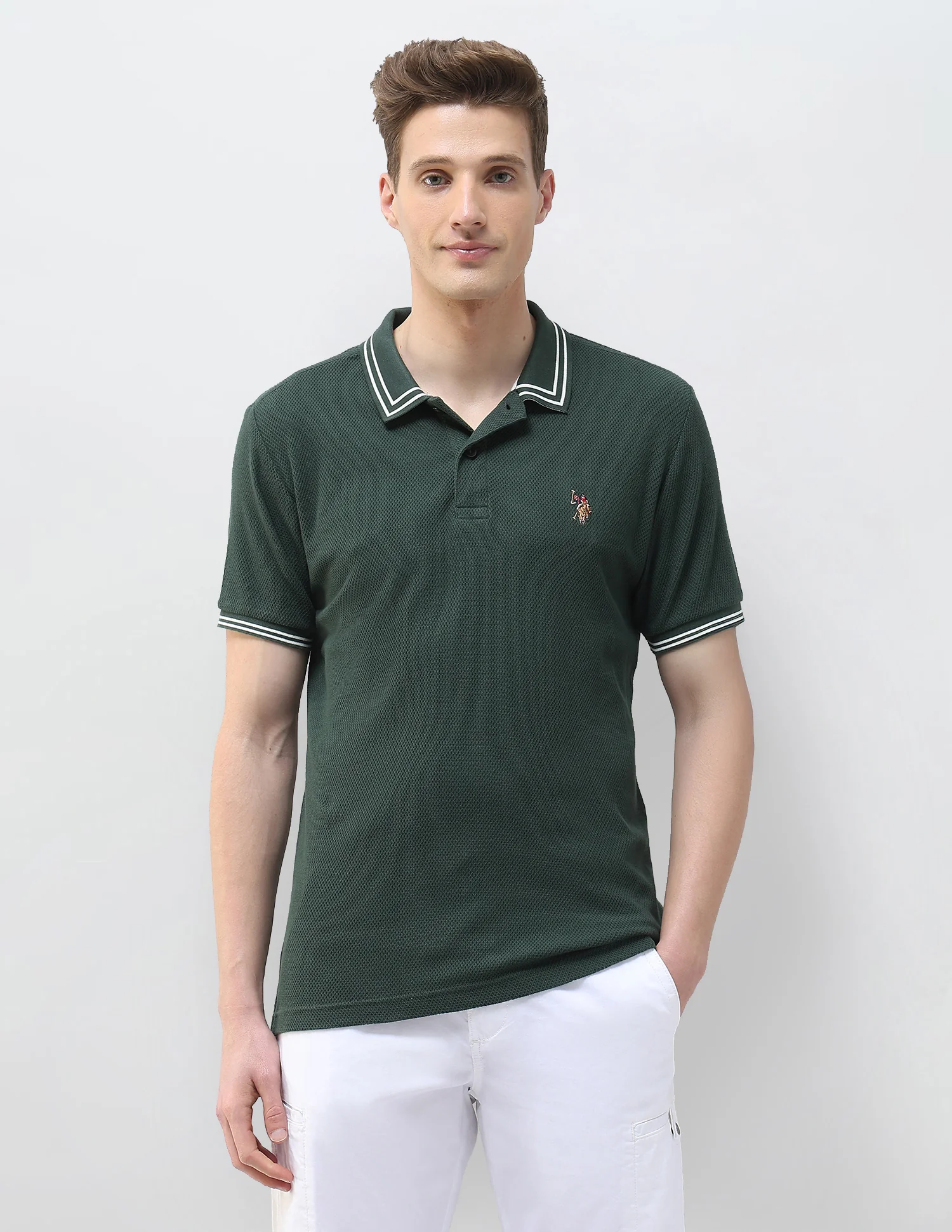 Motel On The Coast Muscle Fit Polo Shirt - Image 6