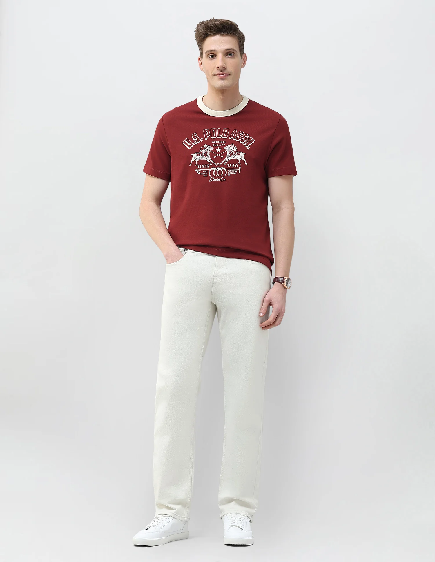 Motel On The Coast Muscle Fit T-Shirt - Image 3