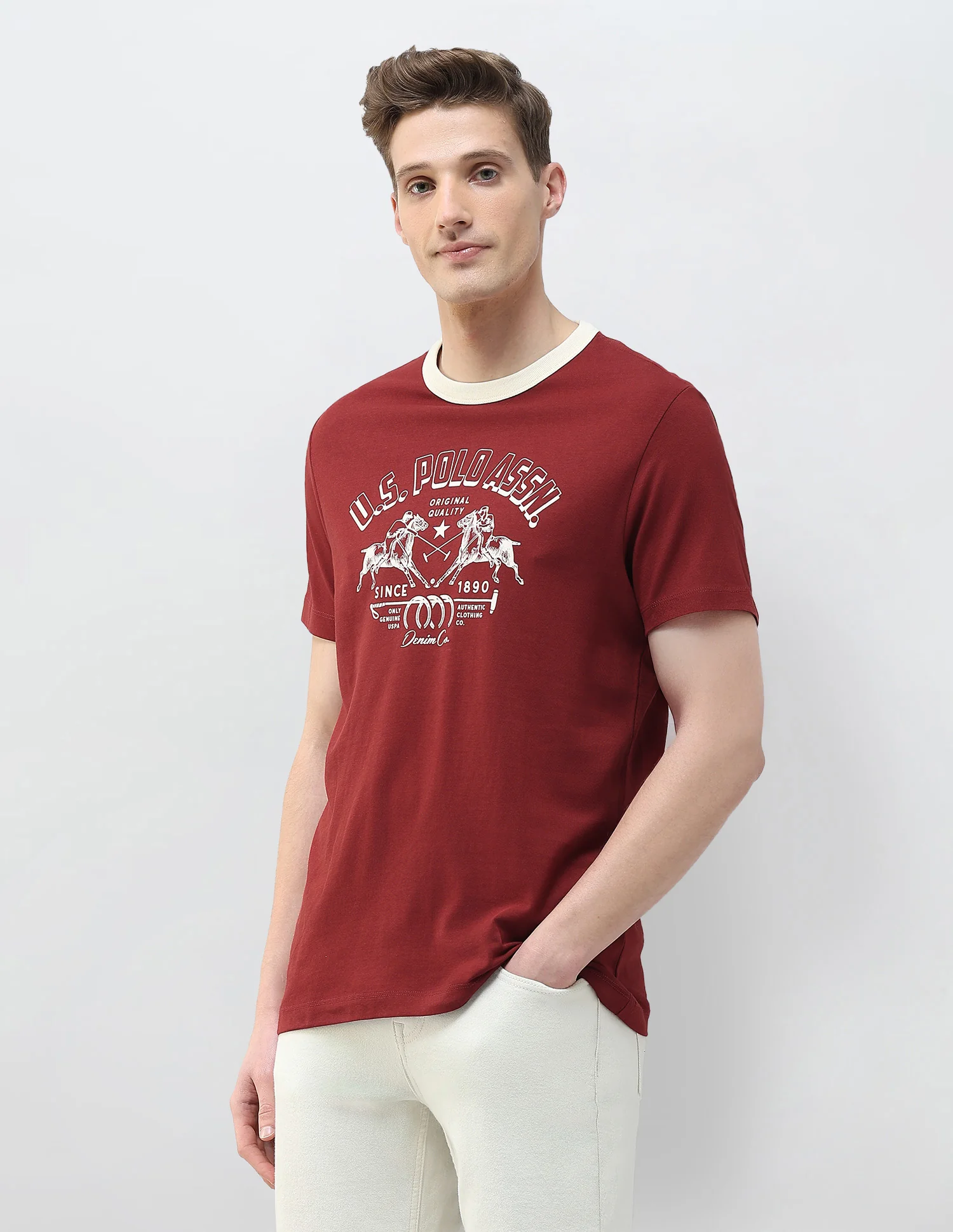 Motel On The Coast Muscle Fit T-Shirt - Image 4