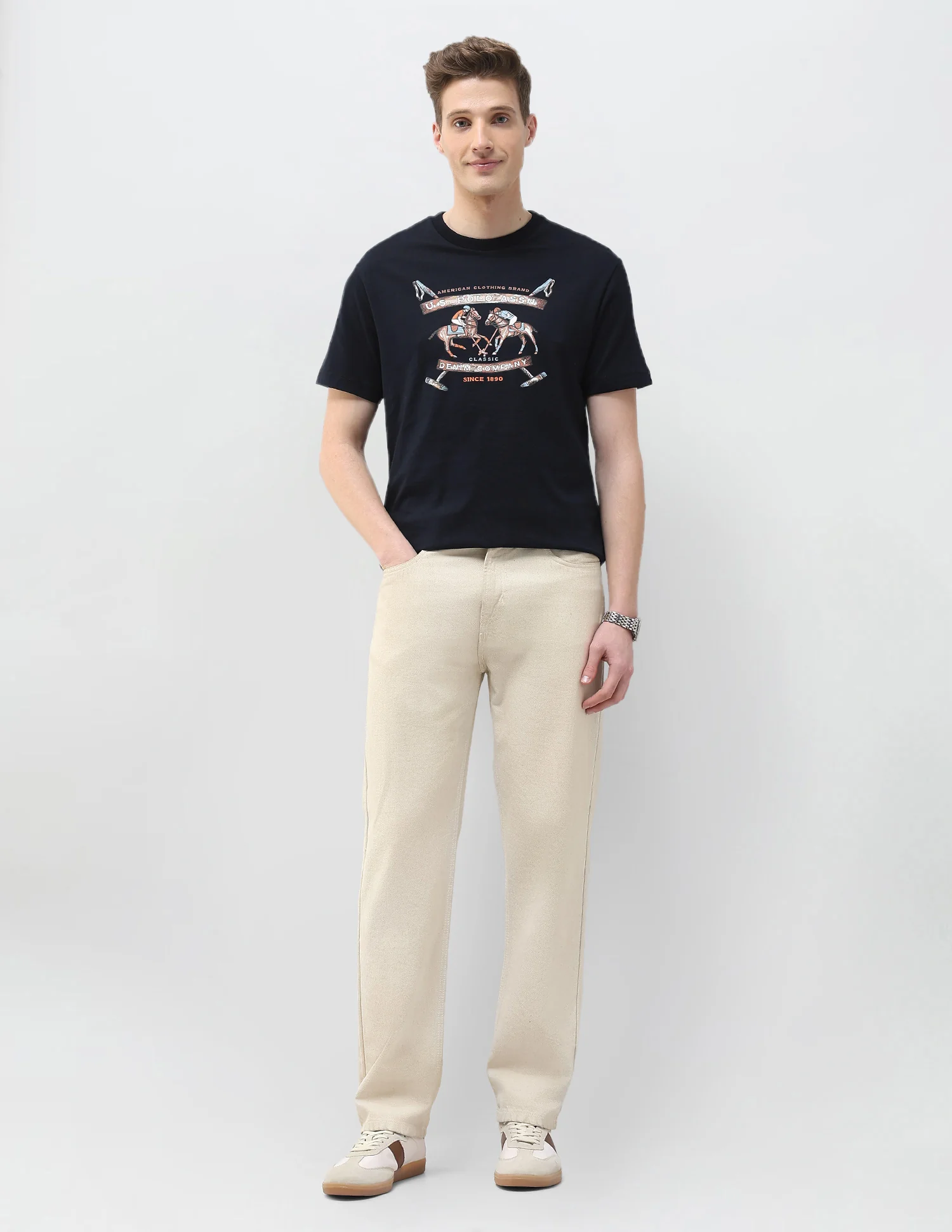 Motel On The Coast Muscle Fit T-Shirt - Image 3