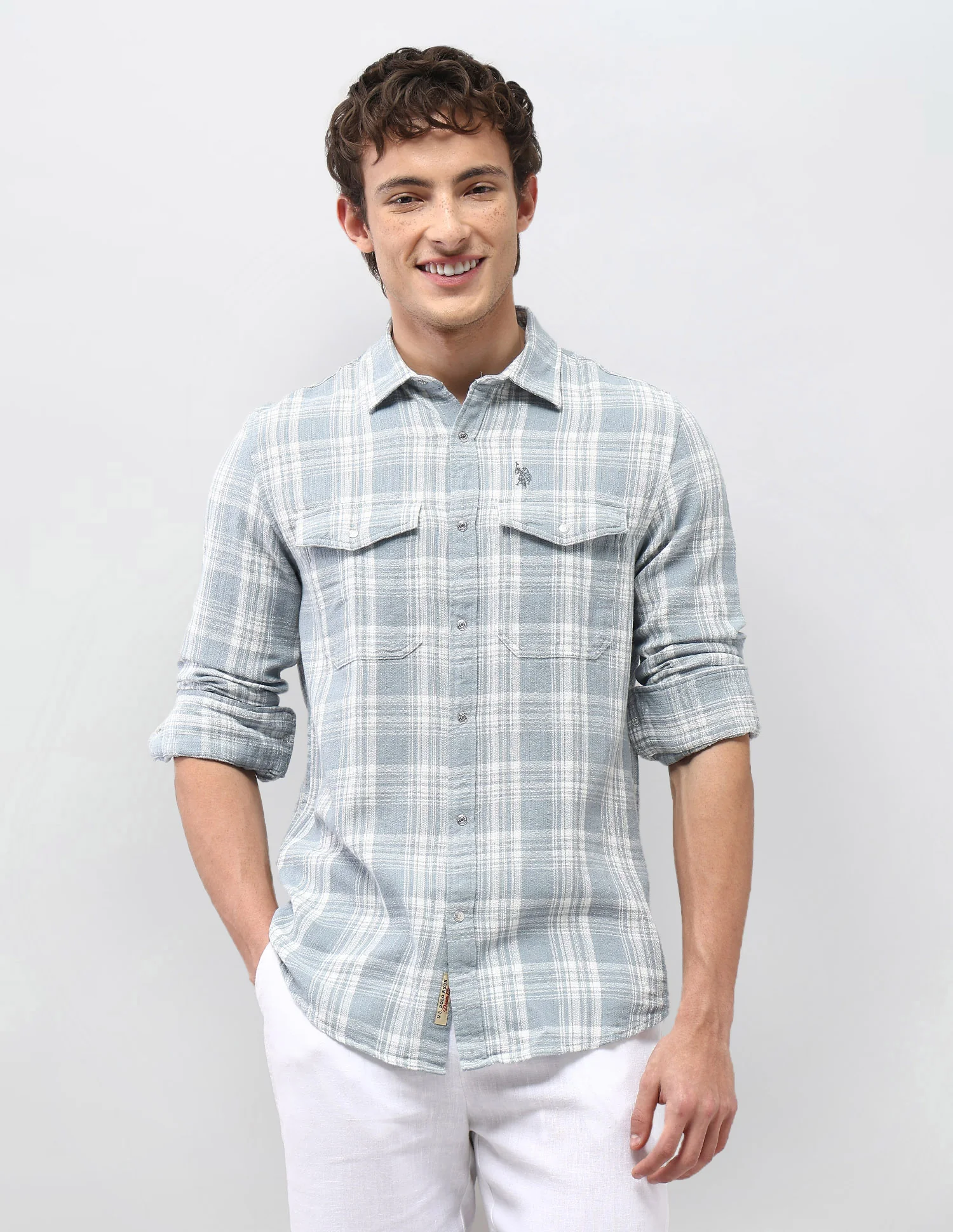Motel On The Coast Self Design Plaid Checked Shirt - Image 6
