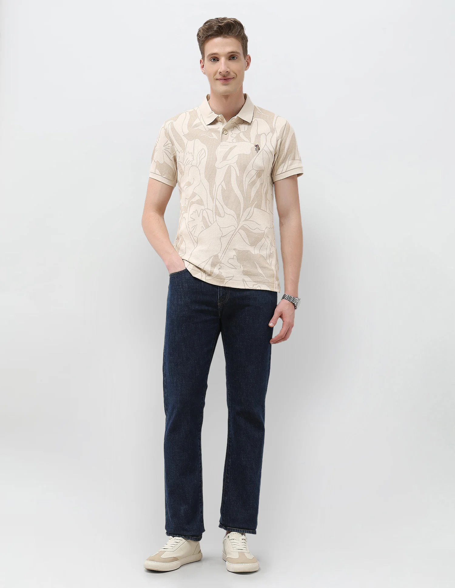 Motel On The Coast Slim Fit Polo Shirt - Image 3