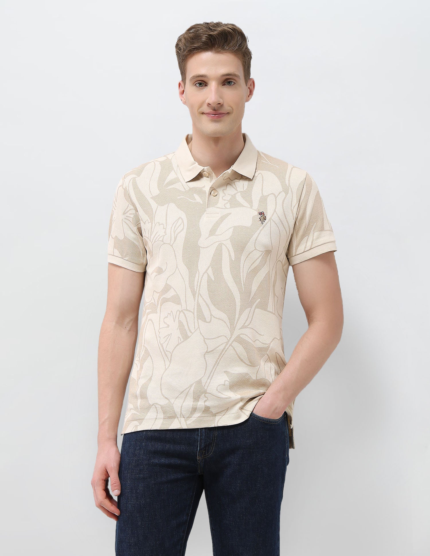 Motel On The Coast Slim Fit Polo Shirt - Image 6