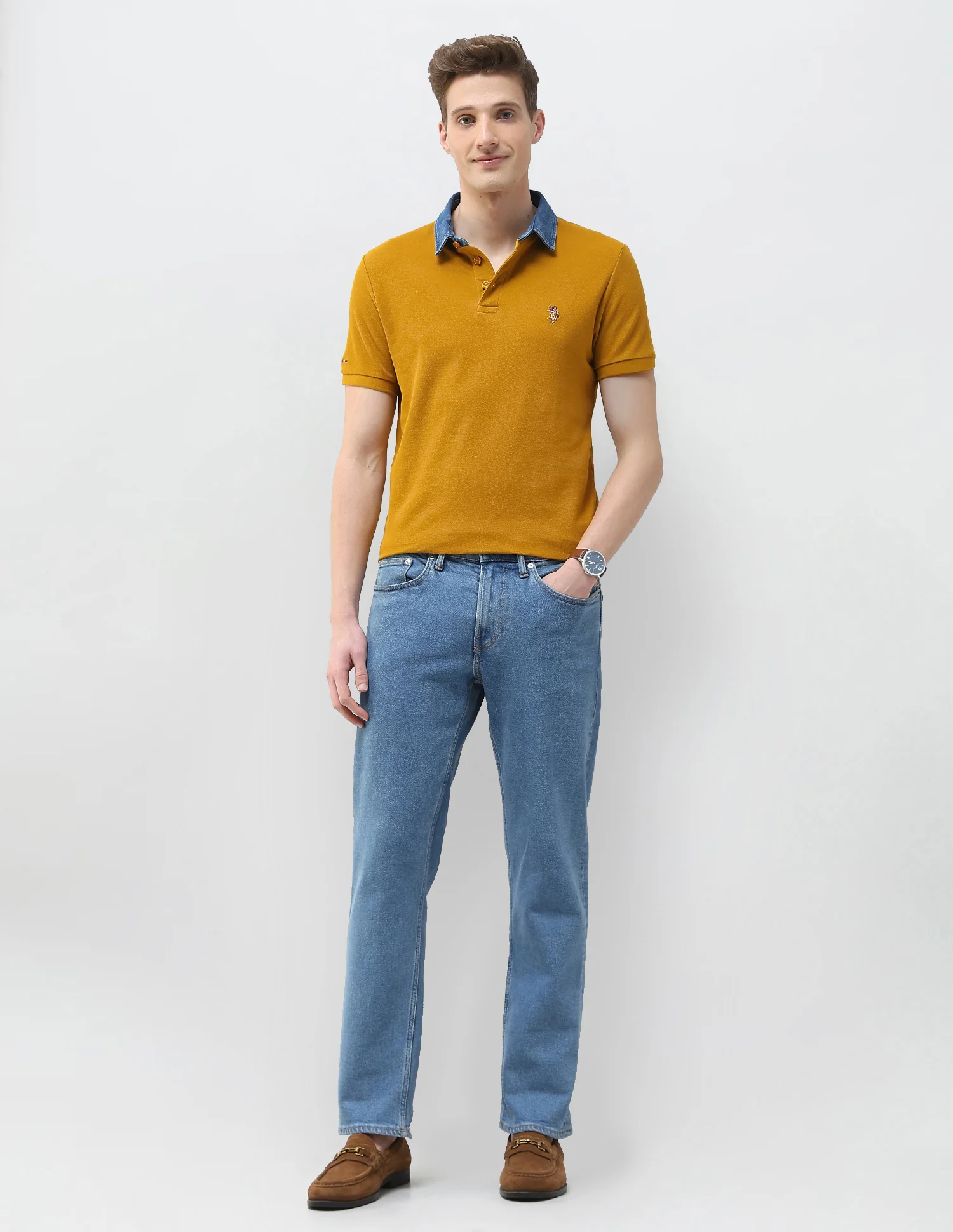 Motel On The Coast Slim Fit Polo Shirt - Image 3