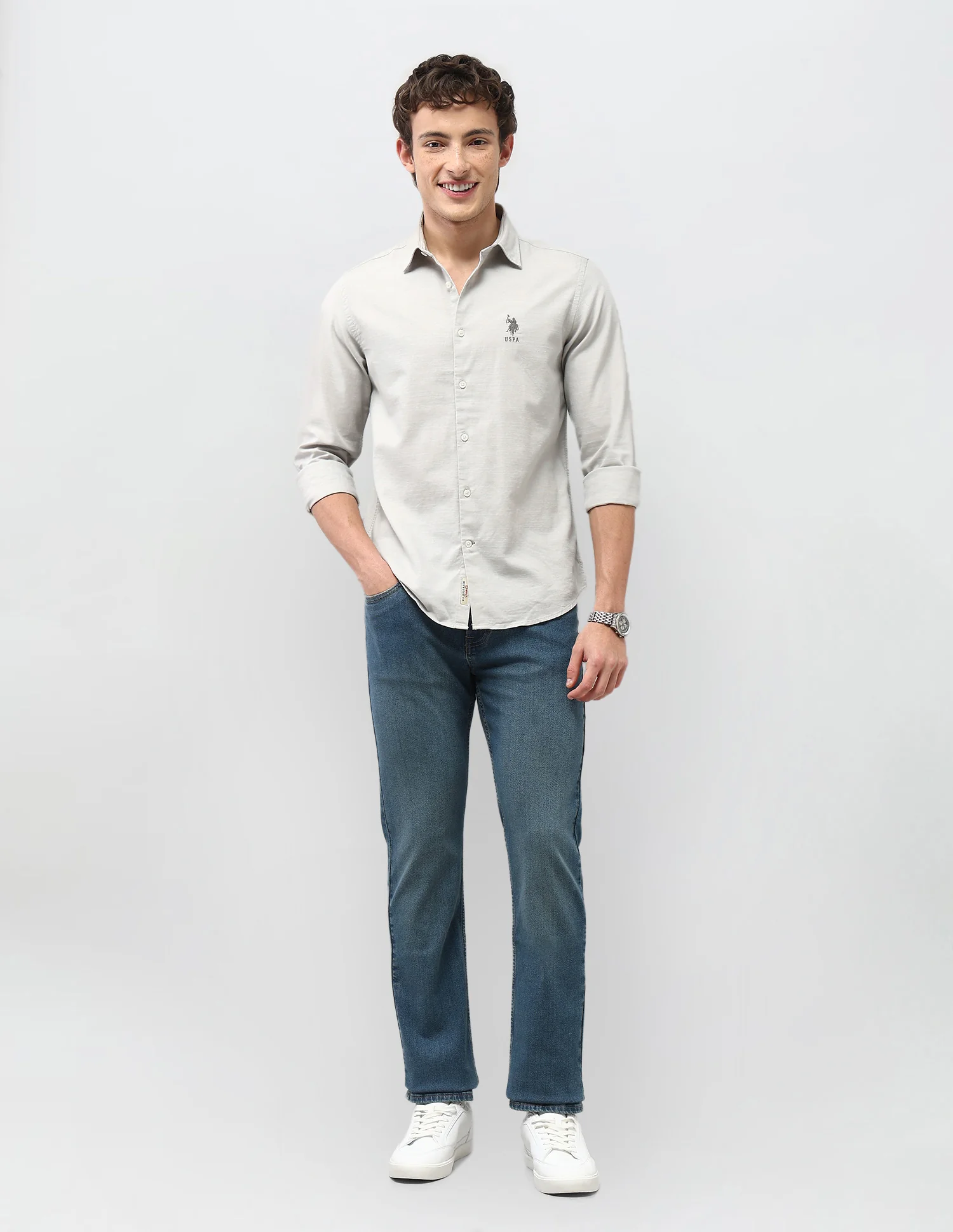 Motel On The Coast Solid Regular Fit Shirt - Image 3