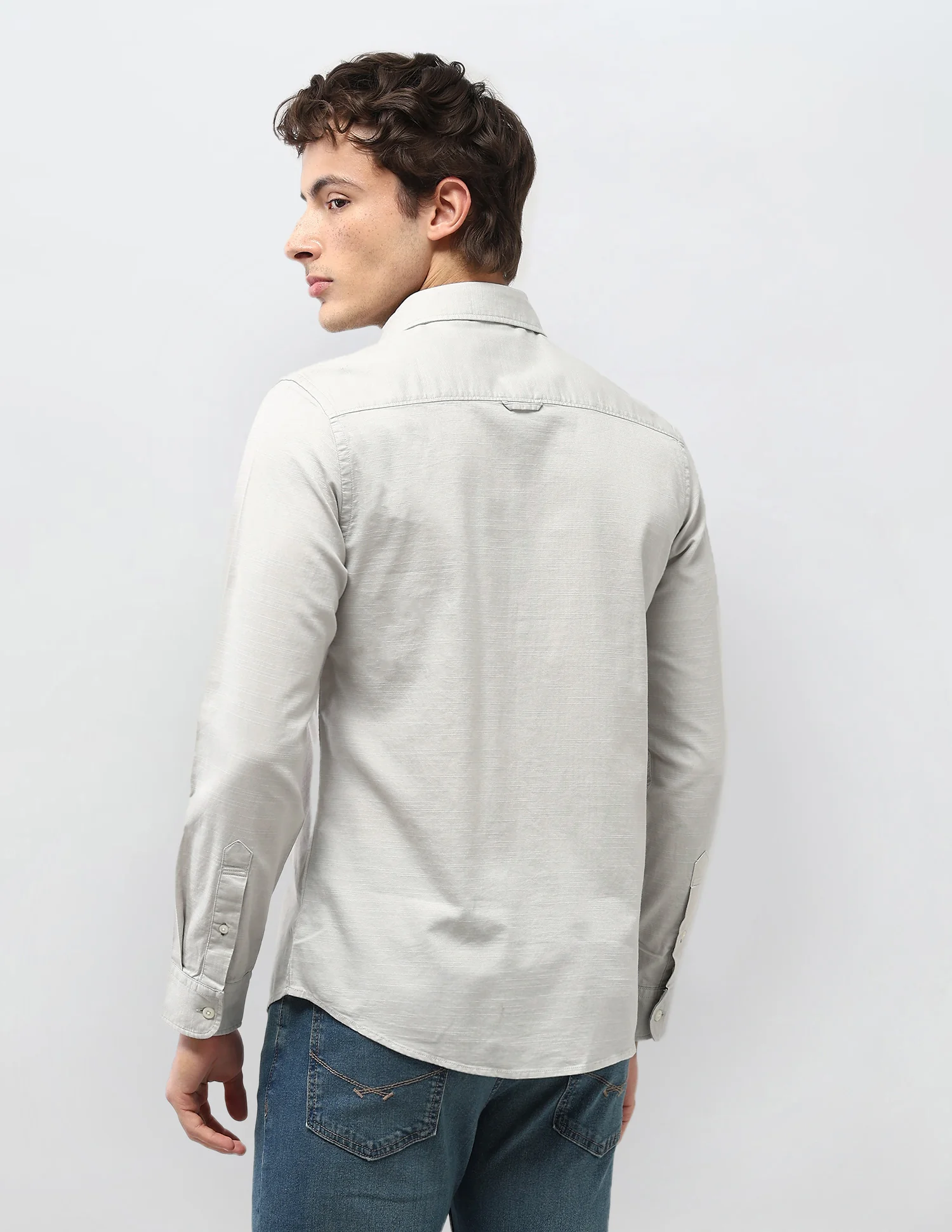Motel On The Coast Solid Regular Fit Shirt - Image 5