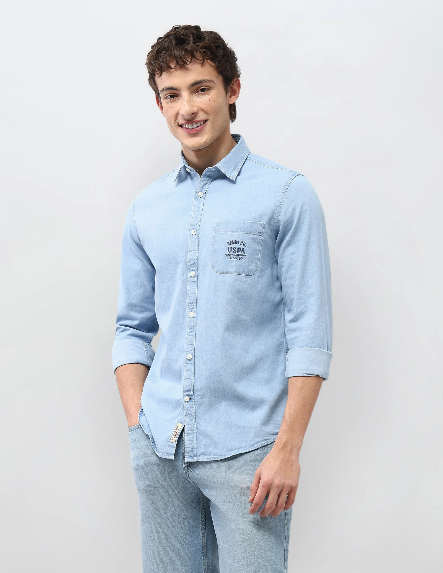 Motel On The Coast Solid Regular Fit Shirt - Image 4