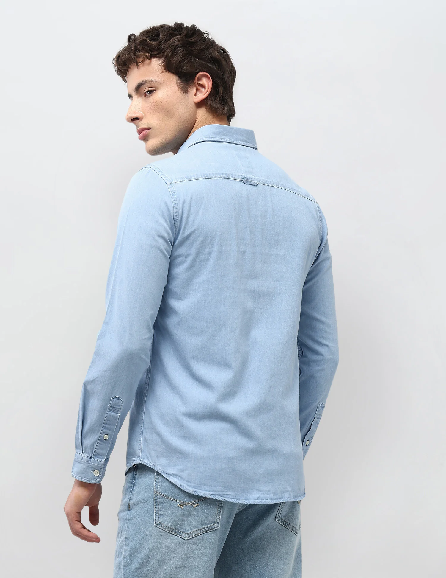 Motel On The Coast Solid Regular Fit Shirt - Image 5