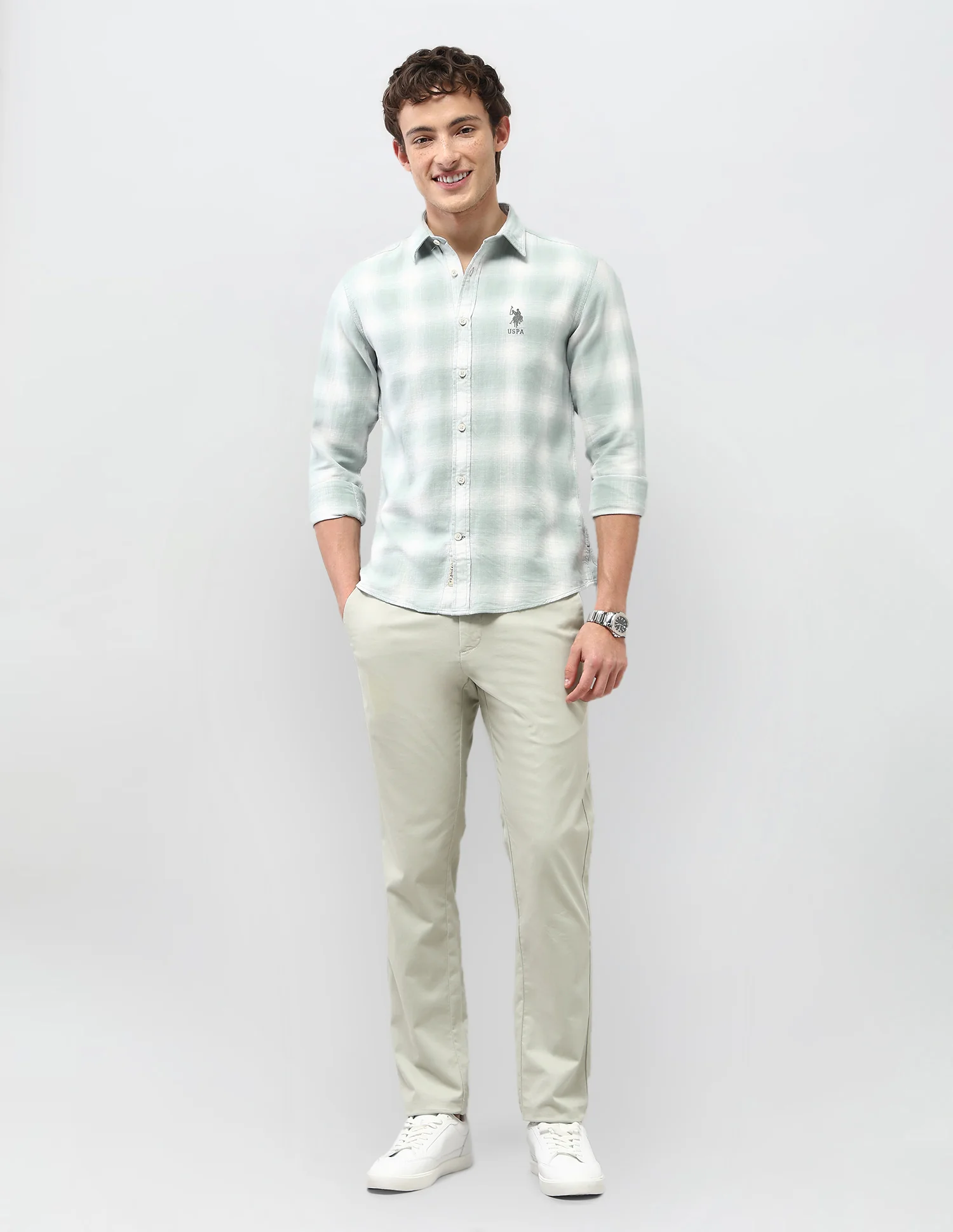 Motel On The Coast Tartan Checked Shirt - Image 3