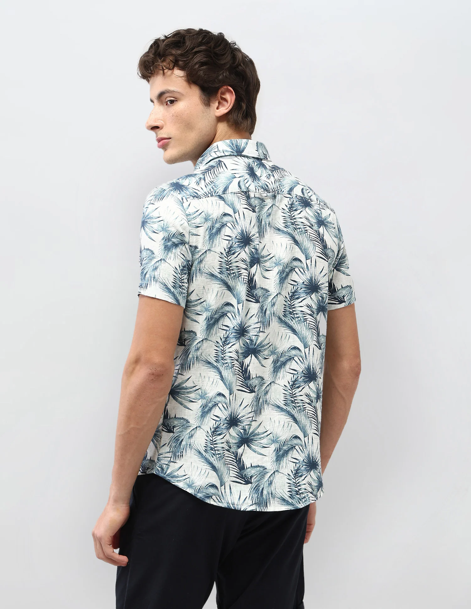 Motel On The Coast Tropical Printed Shirt - Image 5