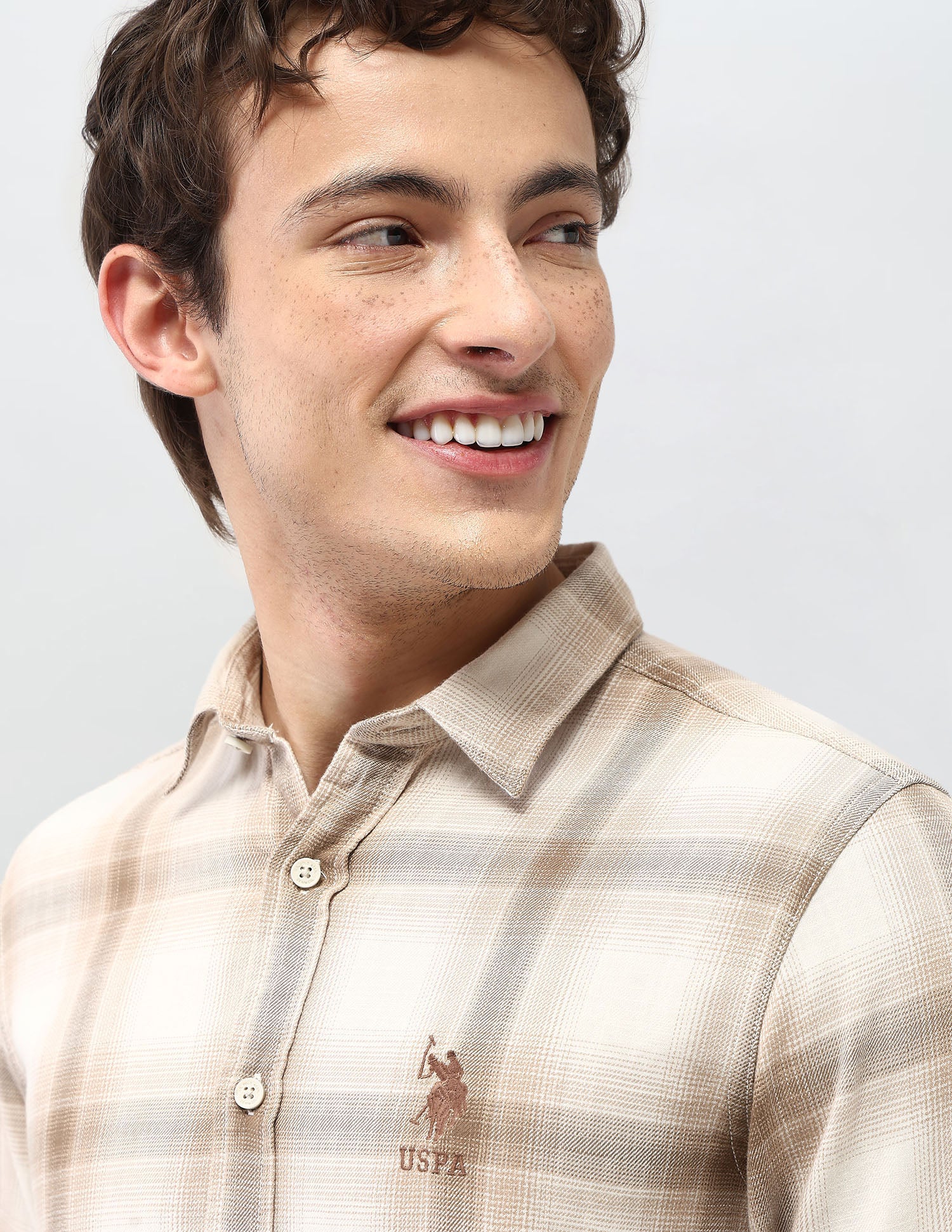 Motel On The Coast Windowpane Checked Shirt - Image 7