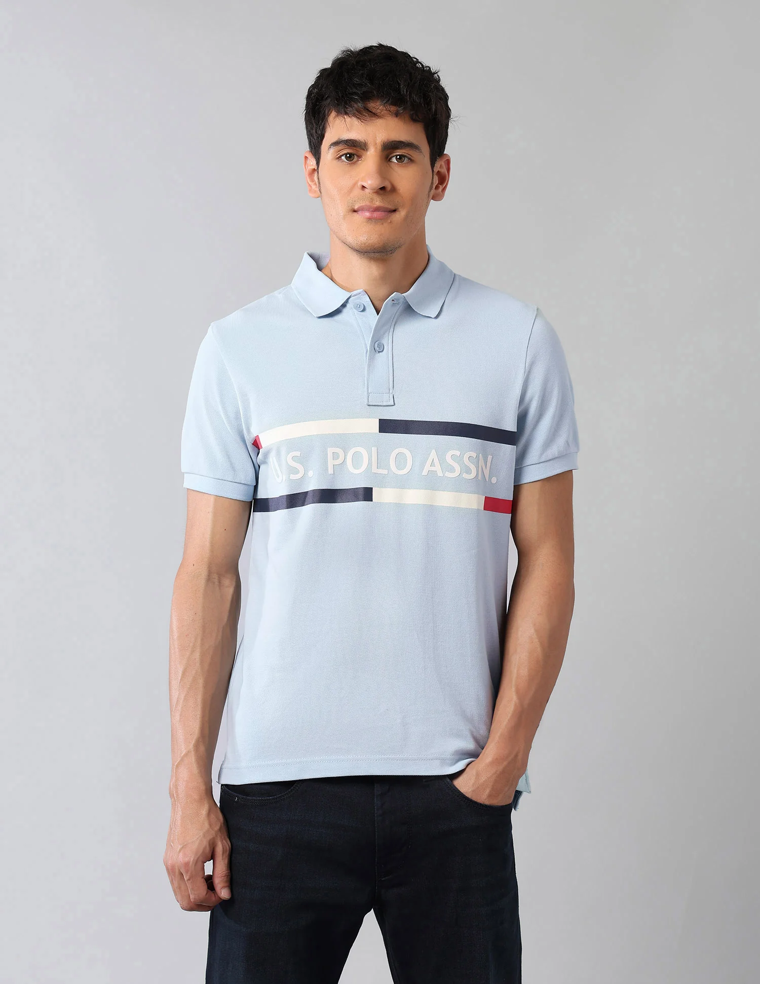 Muscle Fit Americana Polo Shirt - Image 6