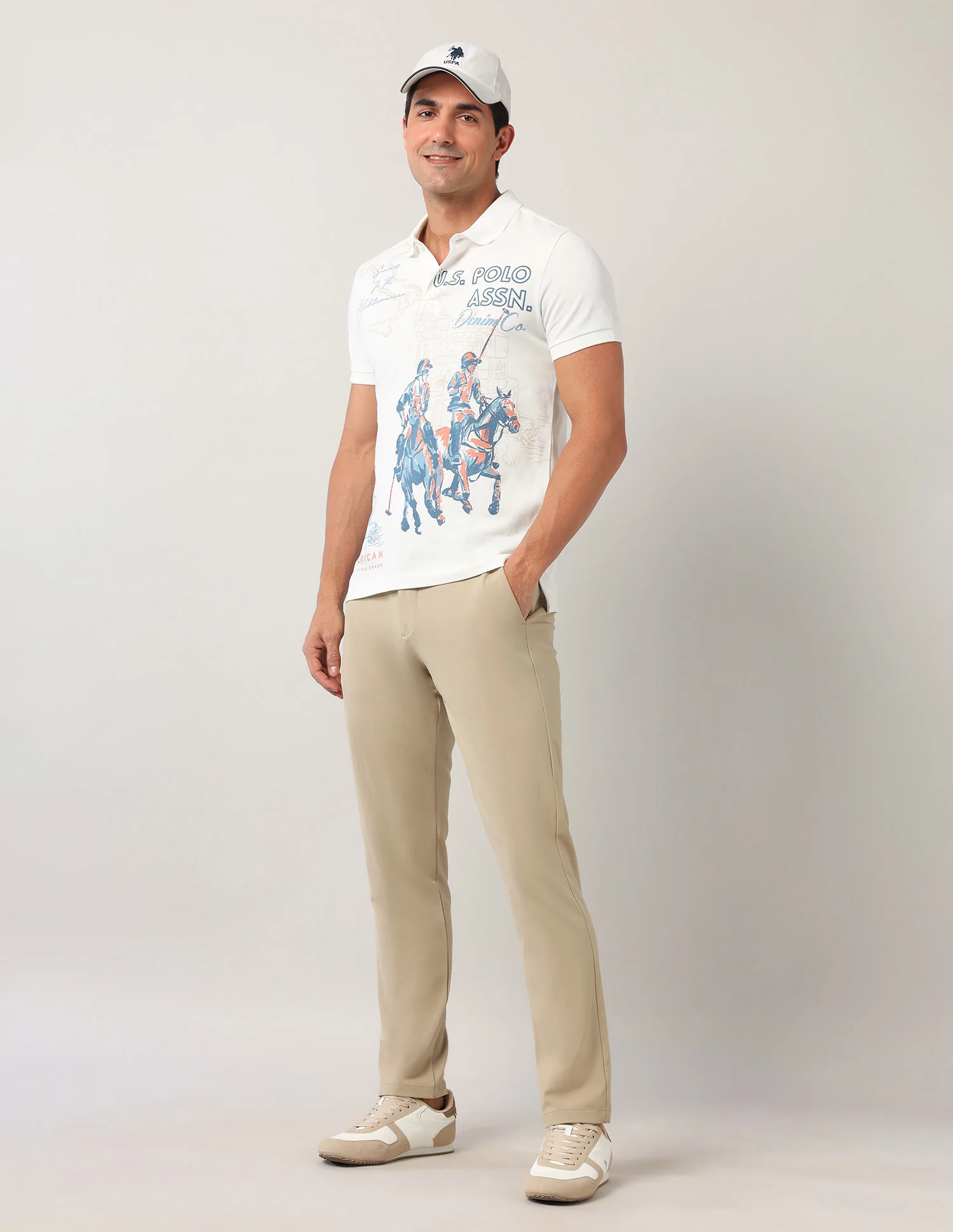 Muscle Fit Americana Polo Shirt - Image 3