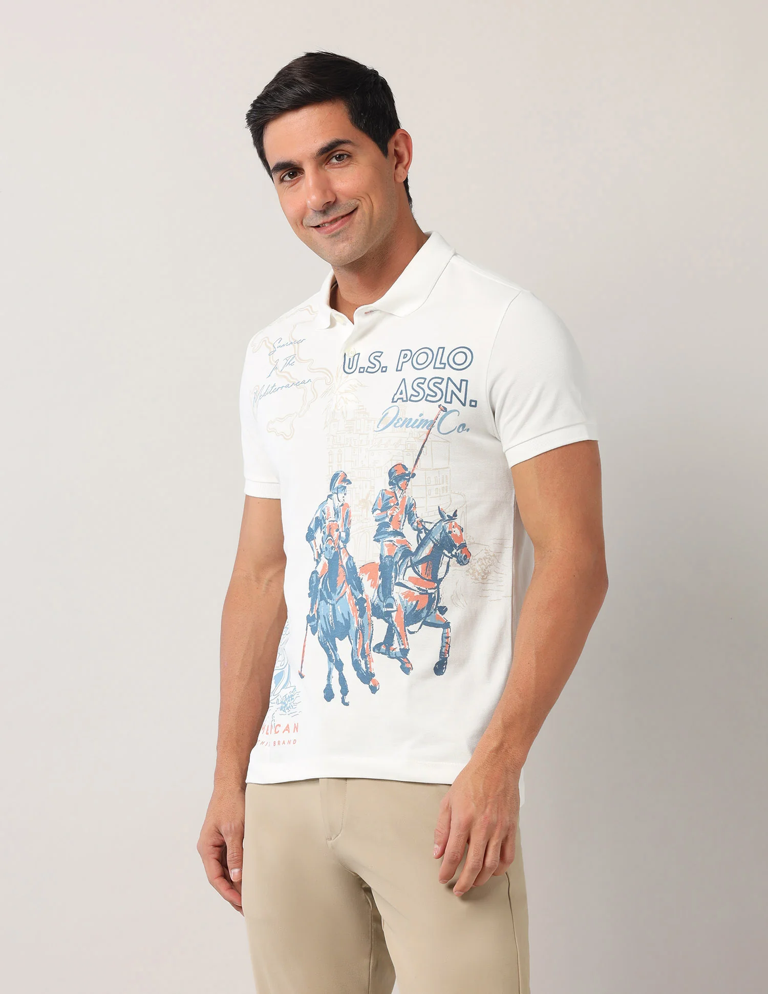Muscle Fit Americana Polo Shirt - Image 4