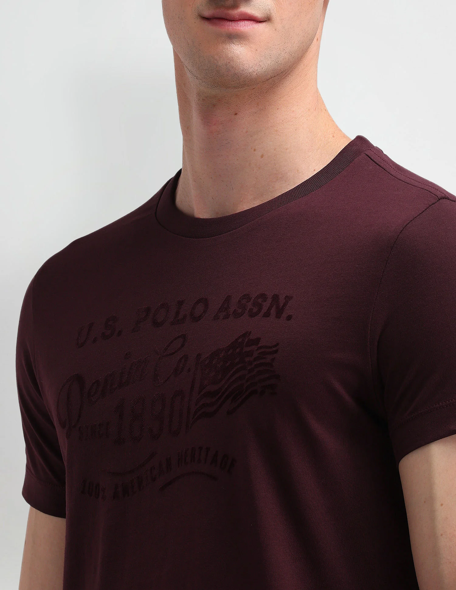 Muscle Fit Brand Print T-Shirt - Image 7