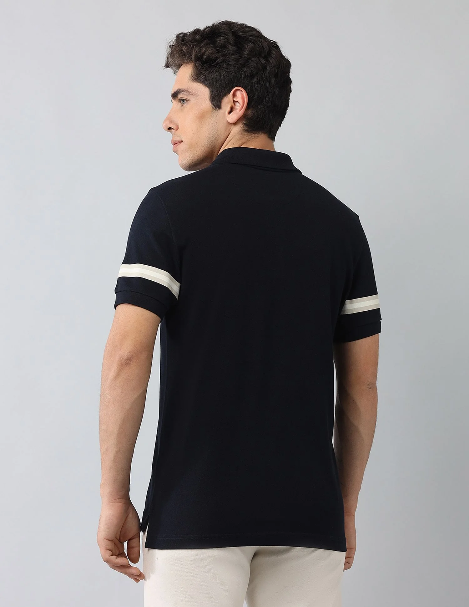 Muscle Fit Brand Printed Polo Shirt - Image 5