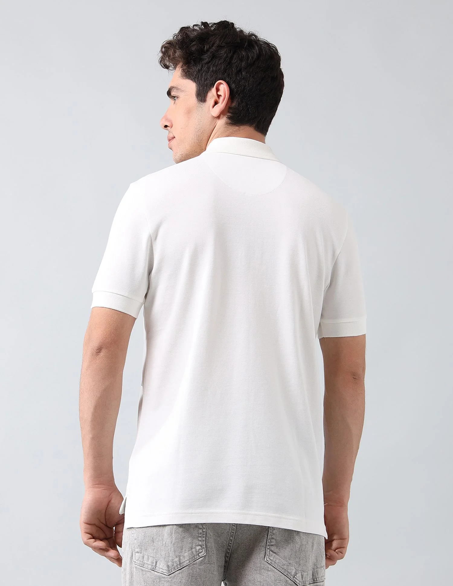 Muscle Fit Brand Printed Polo Shirt - Image 5