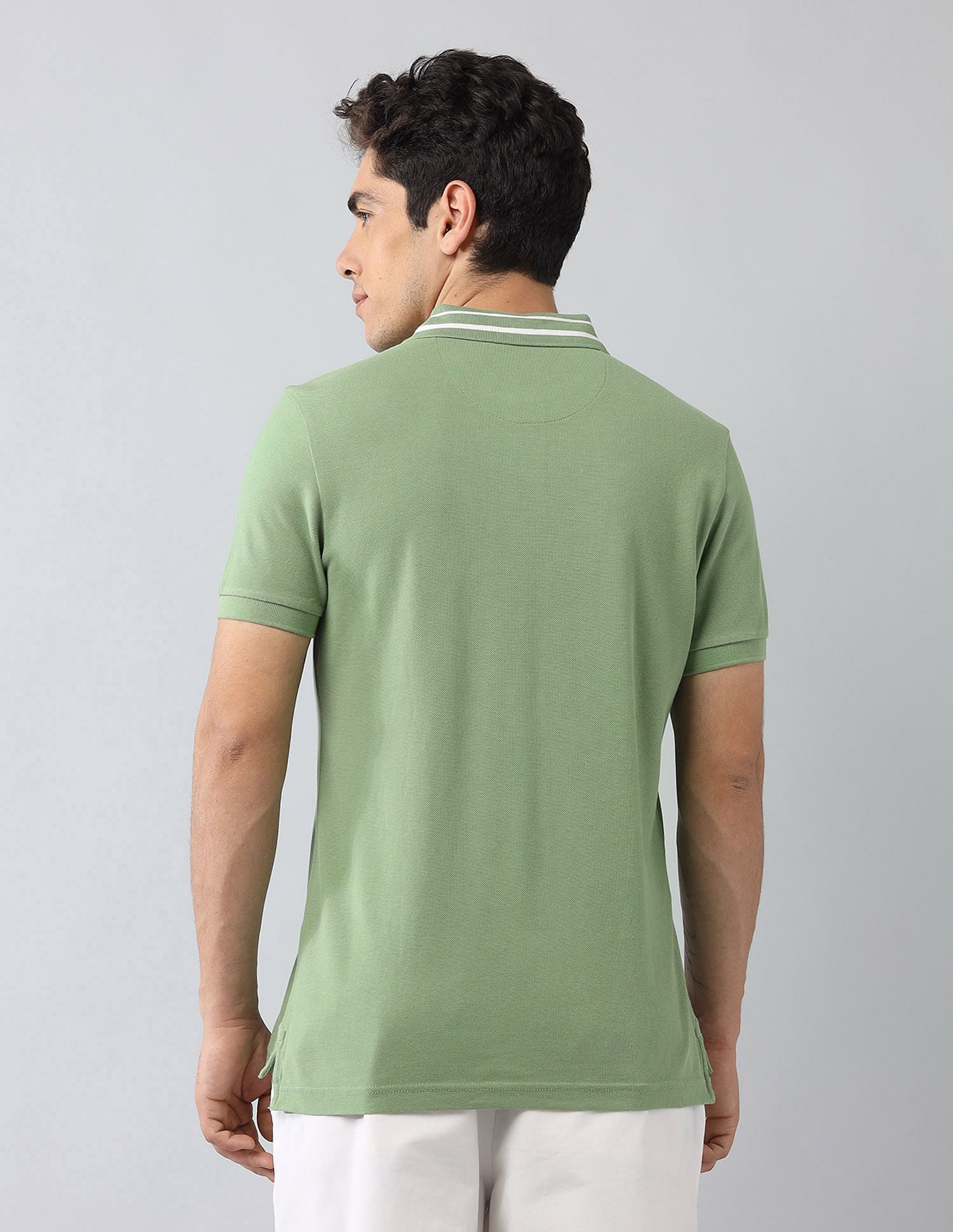 Muscle Fit Brand Printed Polo Shirt - Image 5