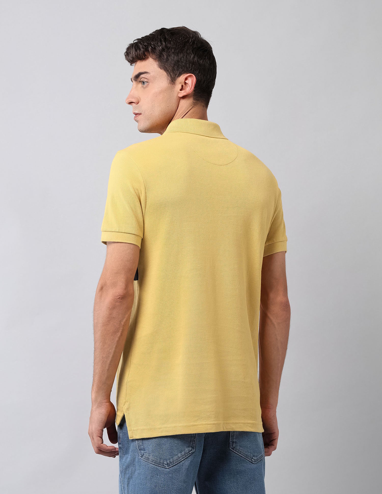 Muscle Fit Brand Printed Polo Shirt - Image 5