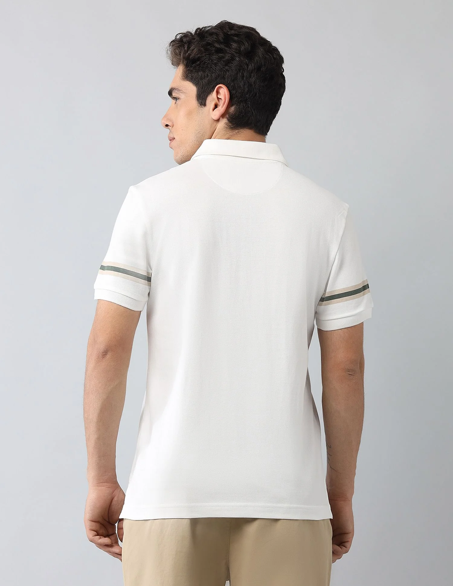 Muscle Fit Brand Printed Polo Shirt - Image 5