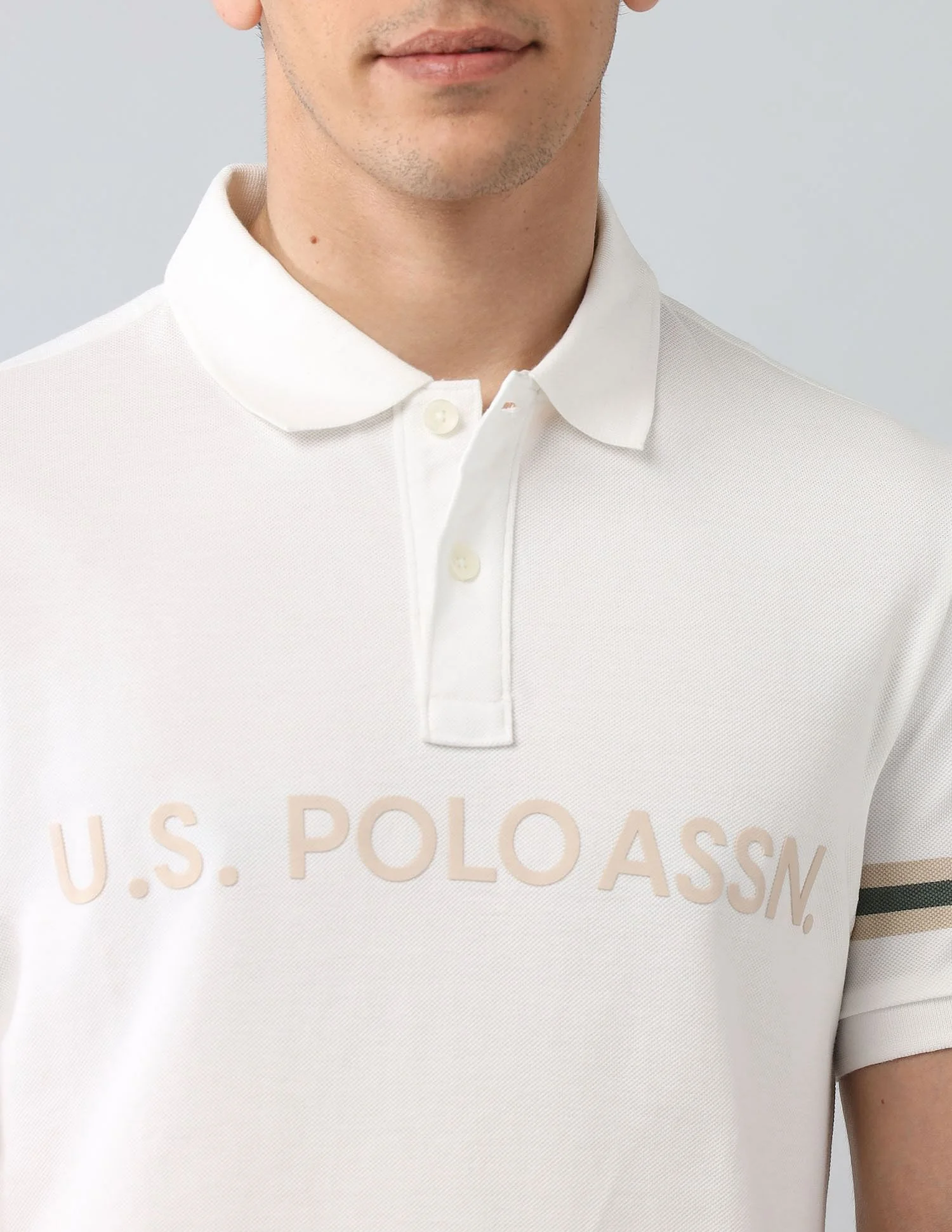 Muscle Fit Brand Printed Polo Shirt - Image 7