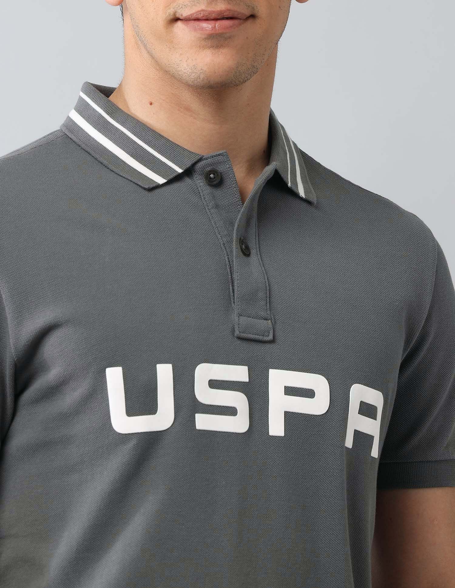 Muscle Fit Brand Printed Polo Shirt - Image 7